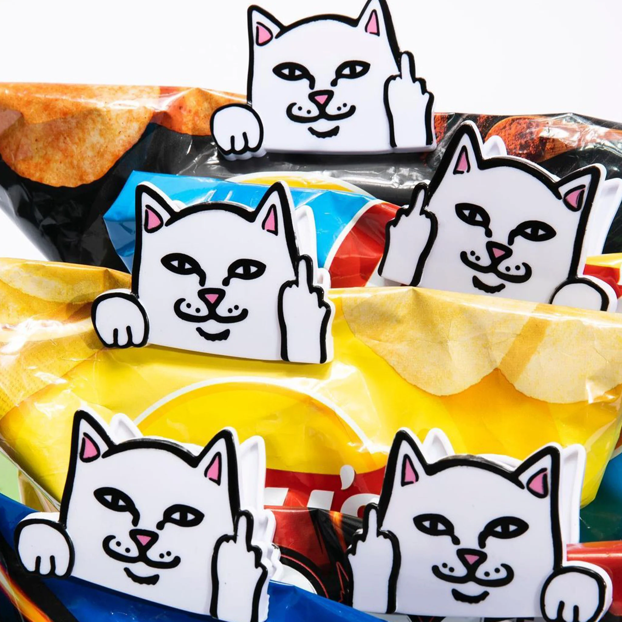 Peeking Nermal Chip Clip 5 Pack - Image 2