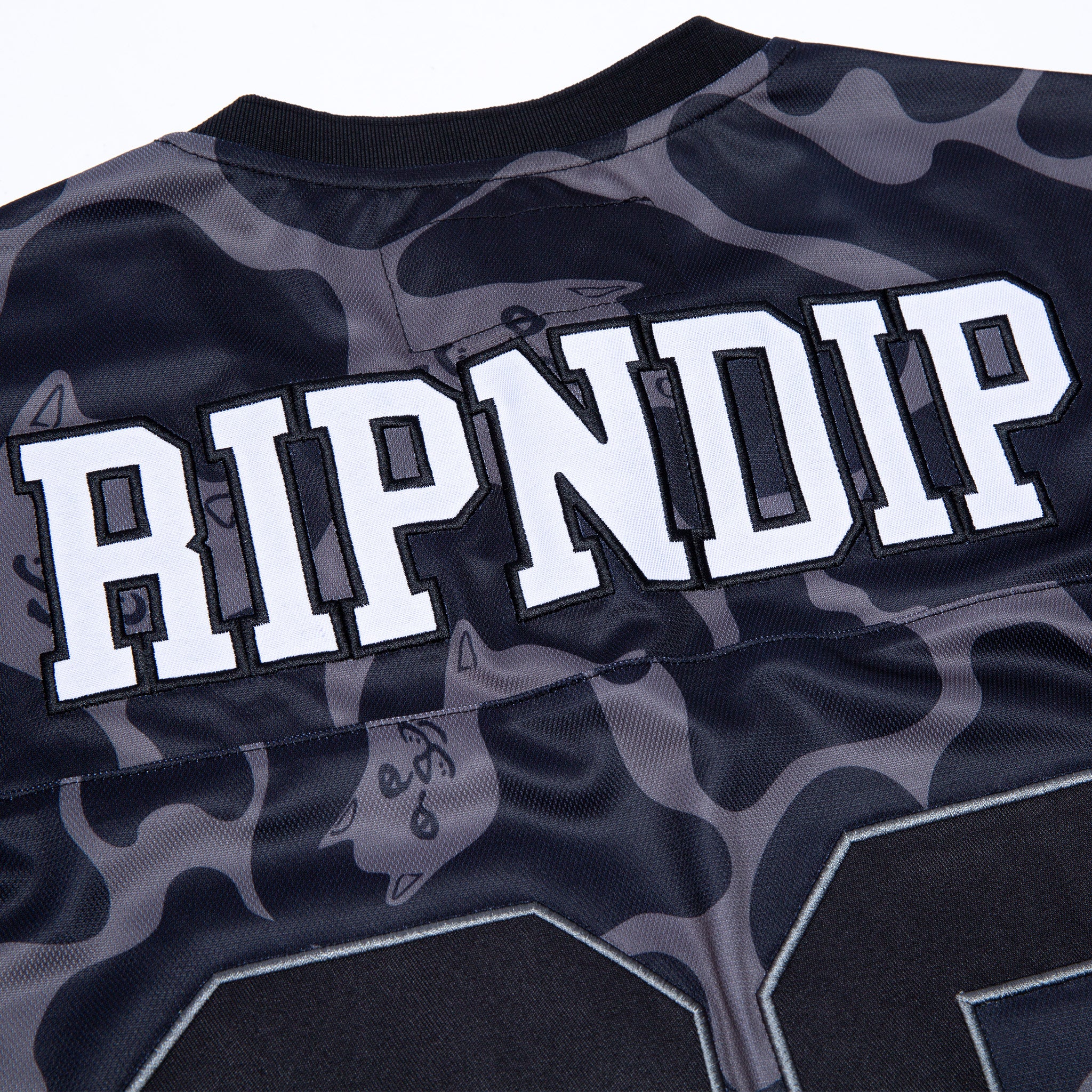 Peeking Nermal Football Jersey (Black Camo) - Image 5
