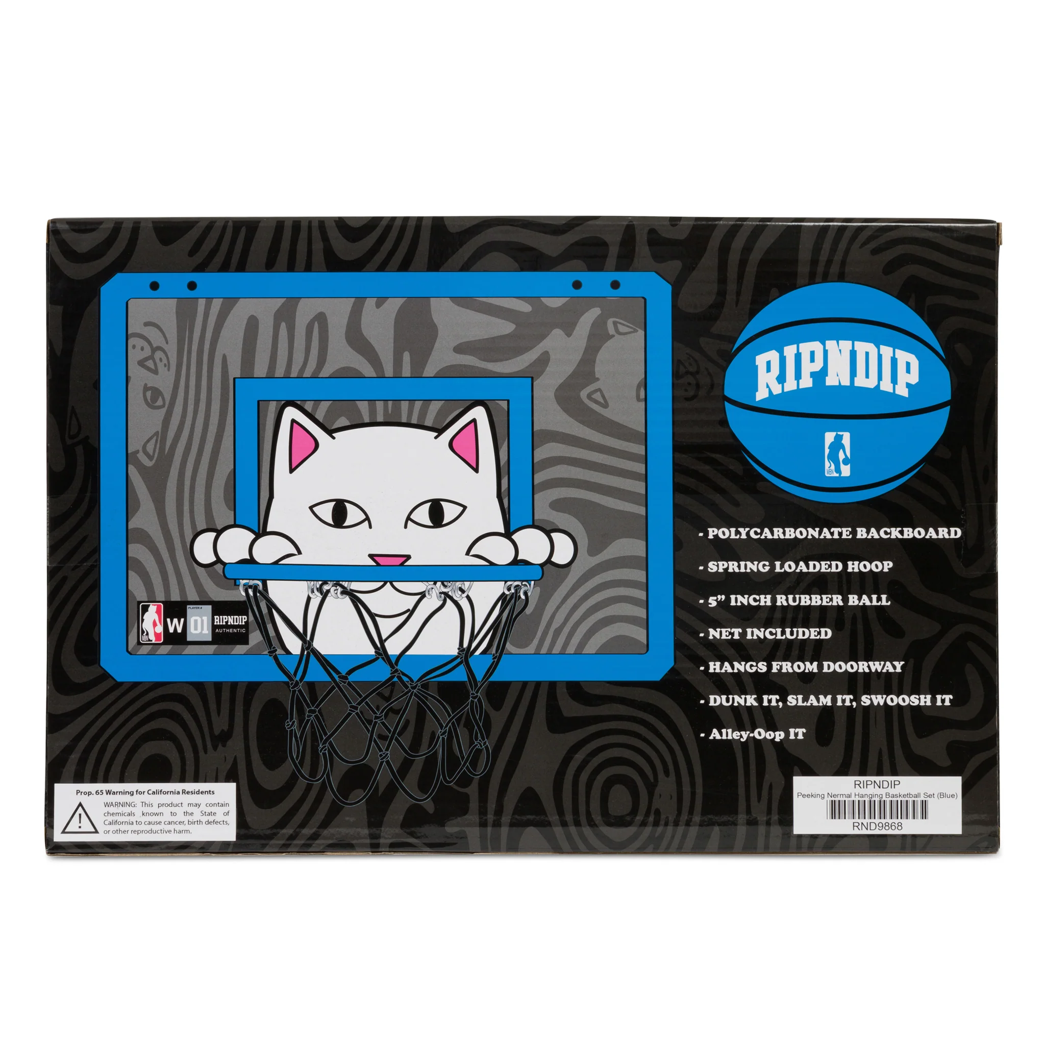 Peeking Nermal Hanging Basketball Set (Blue) - Image 6