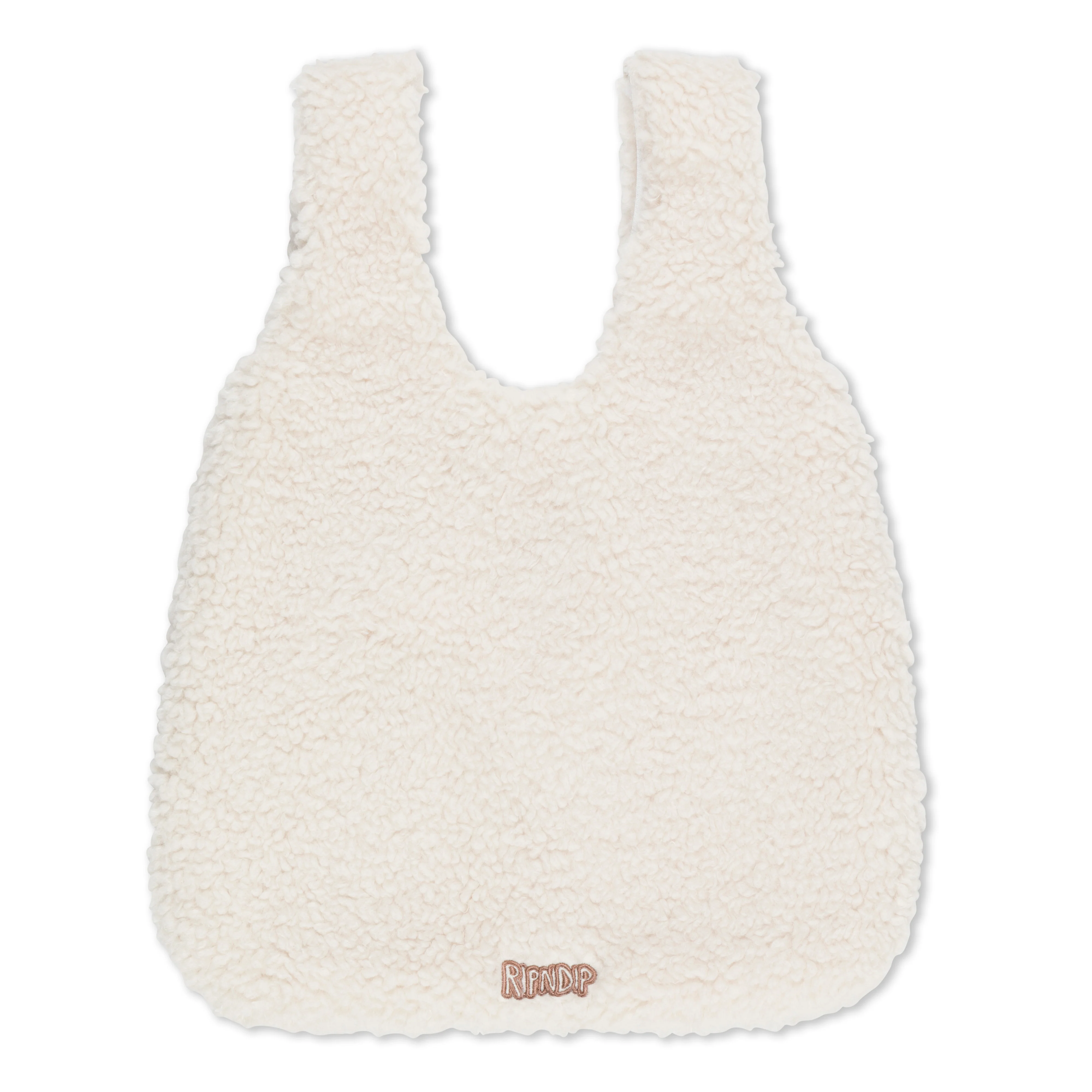 Peeking Nermal Sherpa Tote Bag (Natural) - Image 4