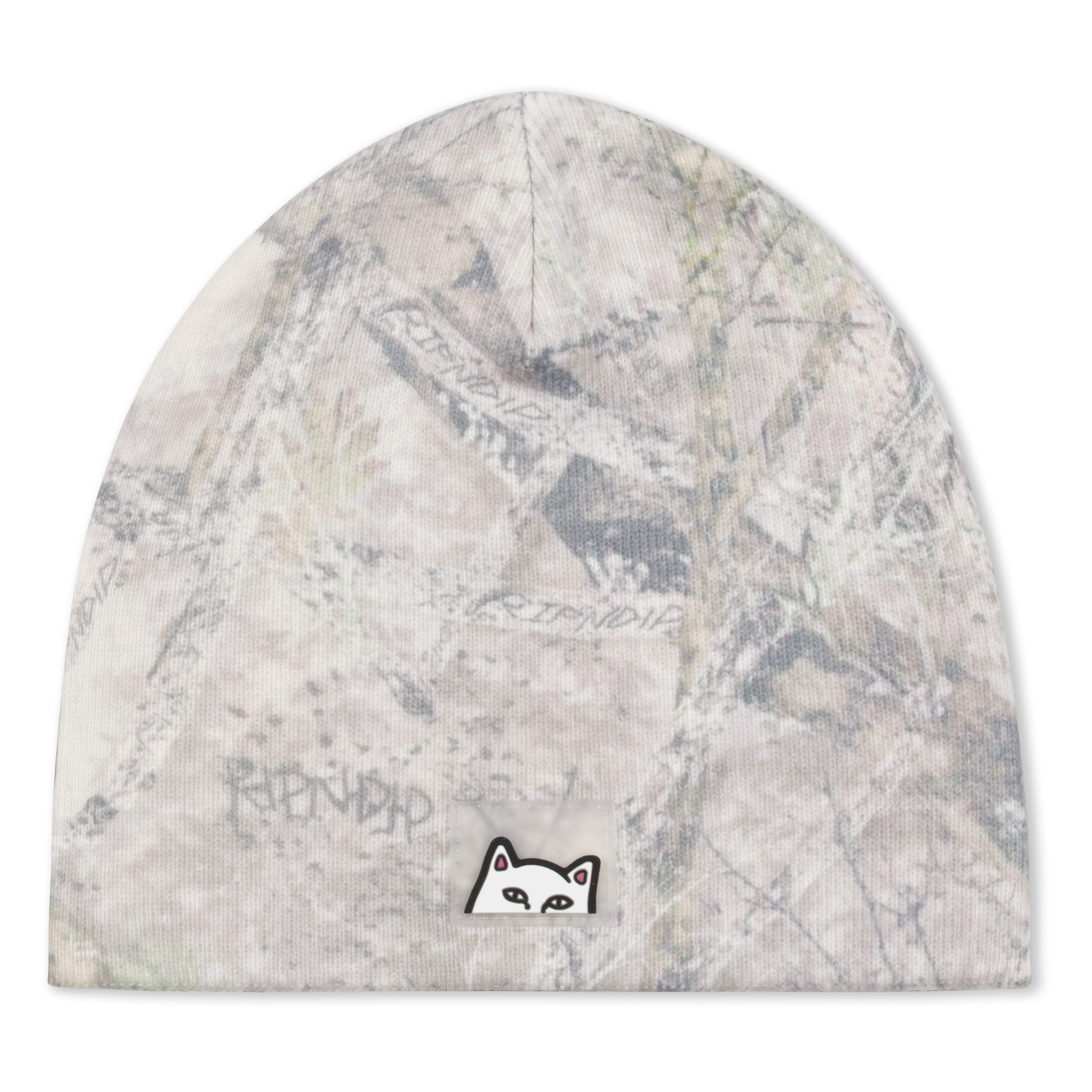 Peeking Nermal Skull Beanie (Nerm Tree Camo)