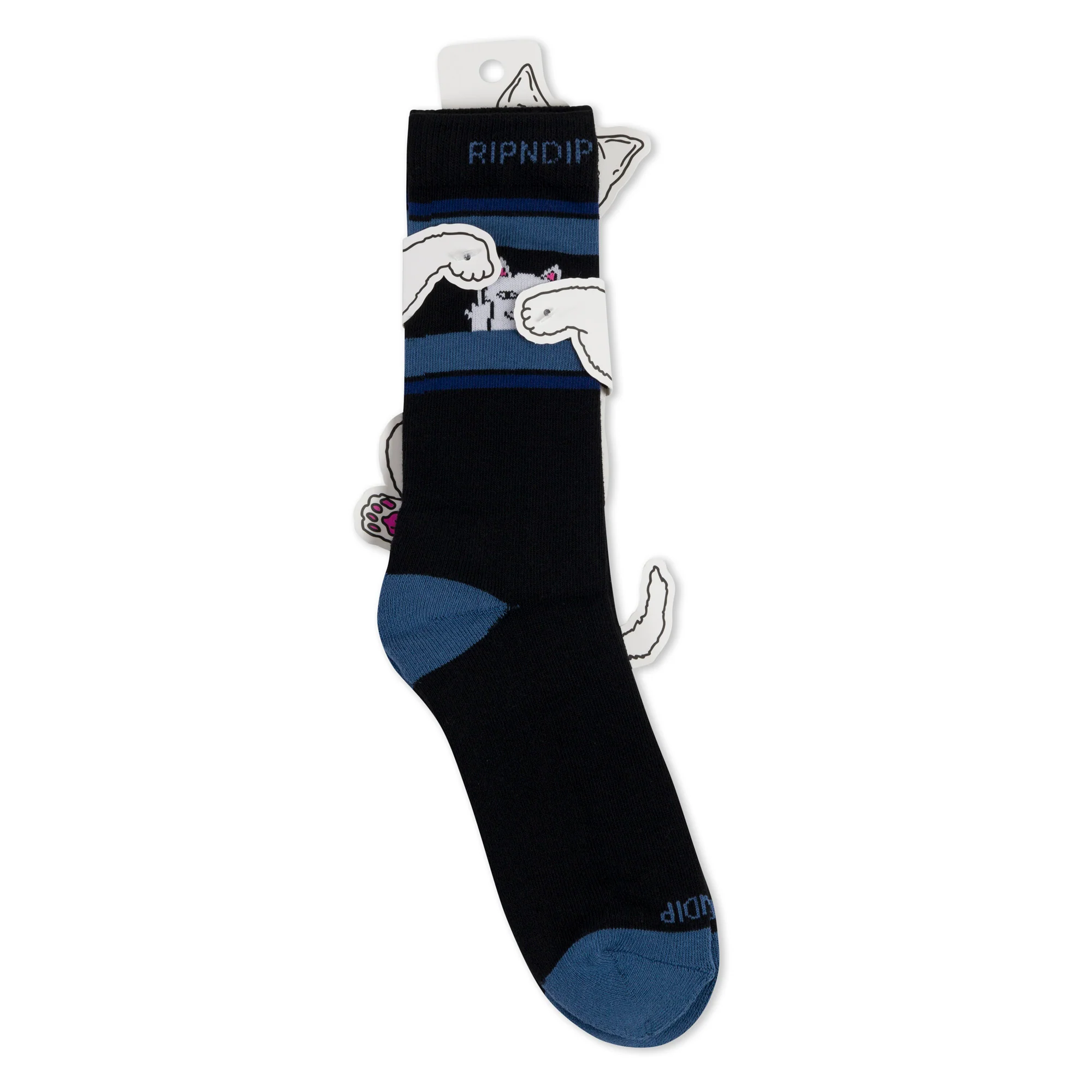 Peeking Nermal Socks (Black/Slate) - Image 3