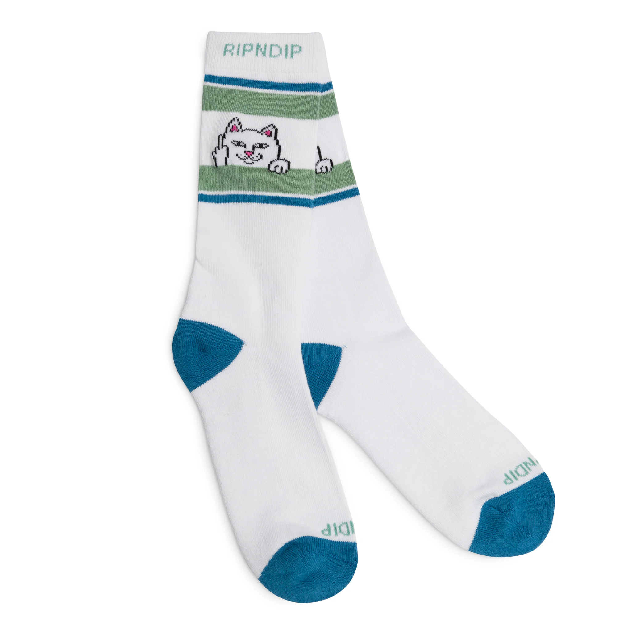 Peeking Nermal Socks (Pine / Slate) - Image 2