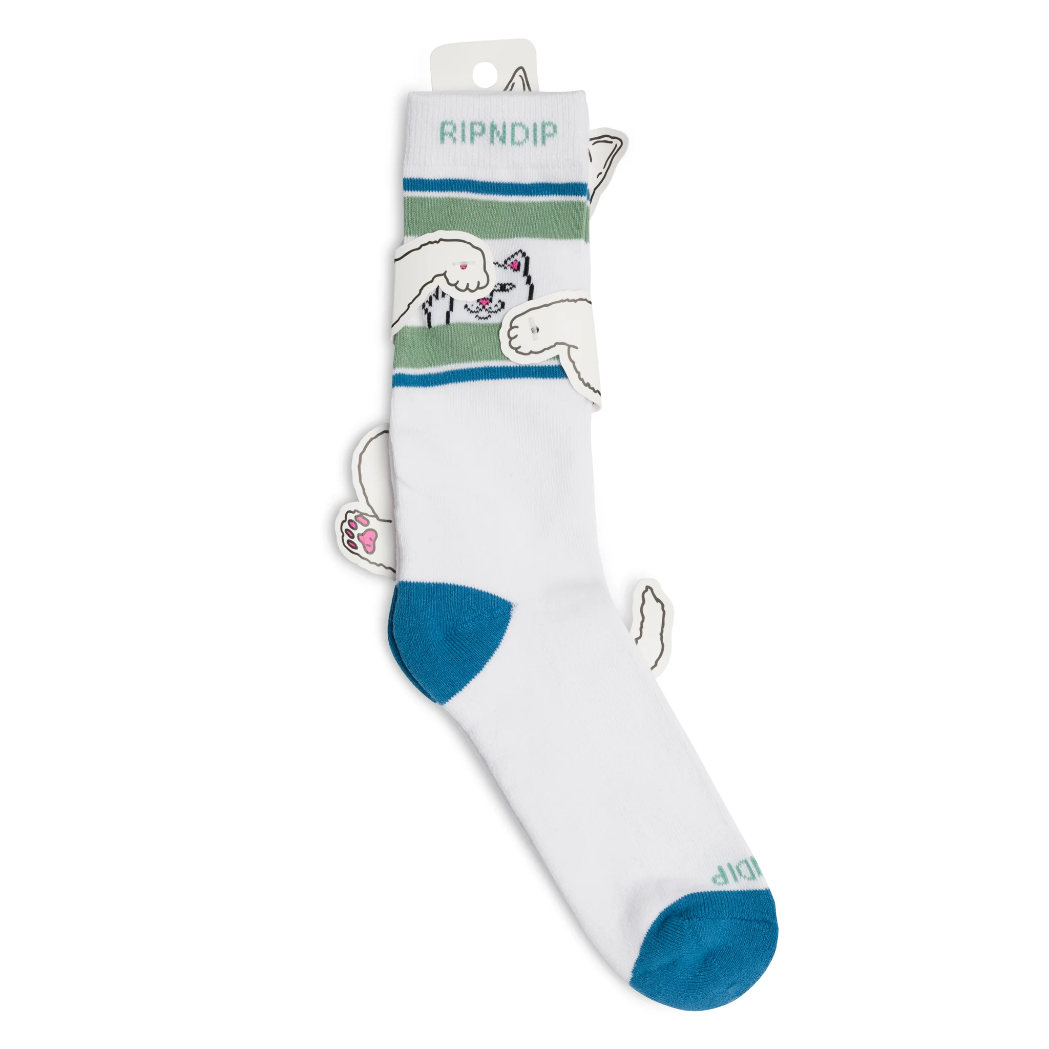 Peeking Nermal Socks (Pine / Slate) - Image 3