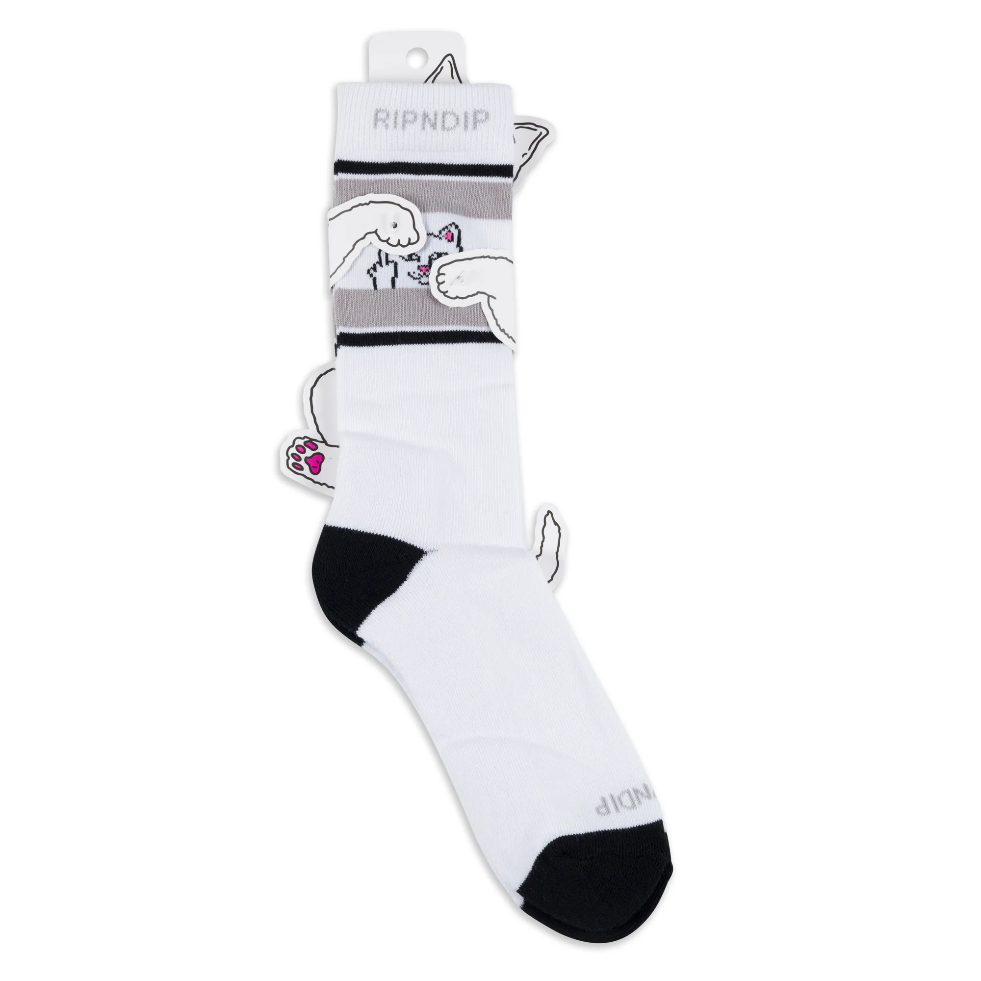 Peeking Nermal Socks (White) - Image 4
