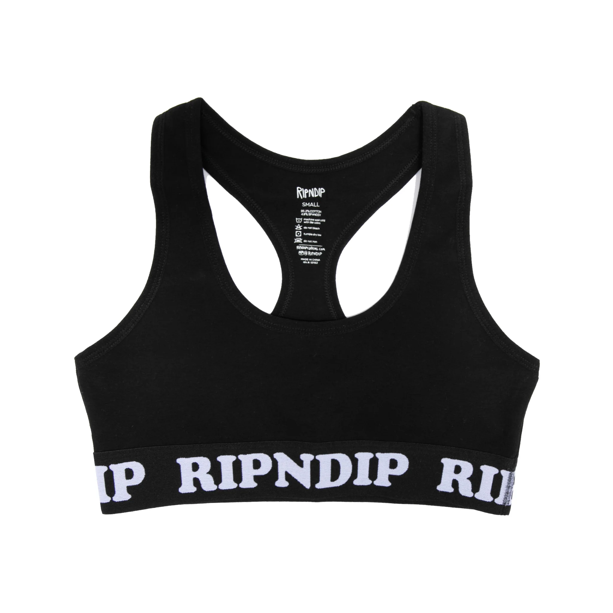 Peeking Nermal Sports Bra (Black)