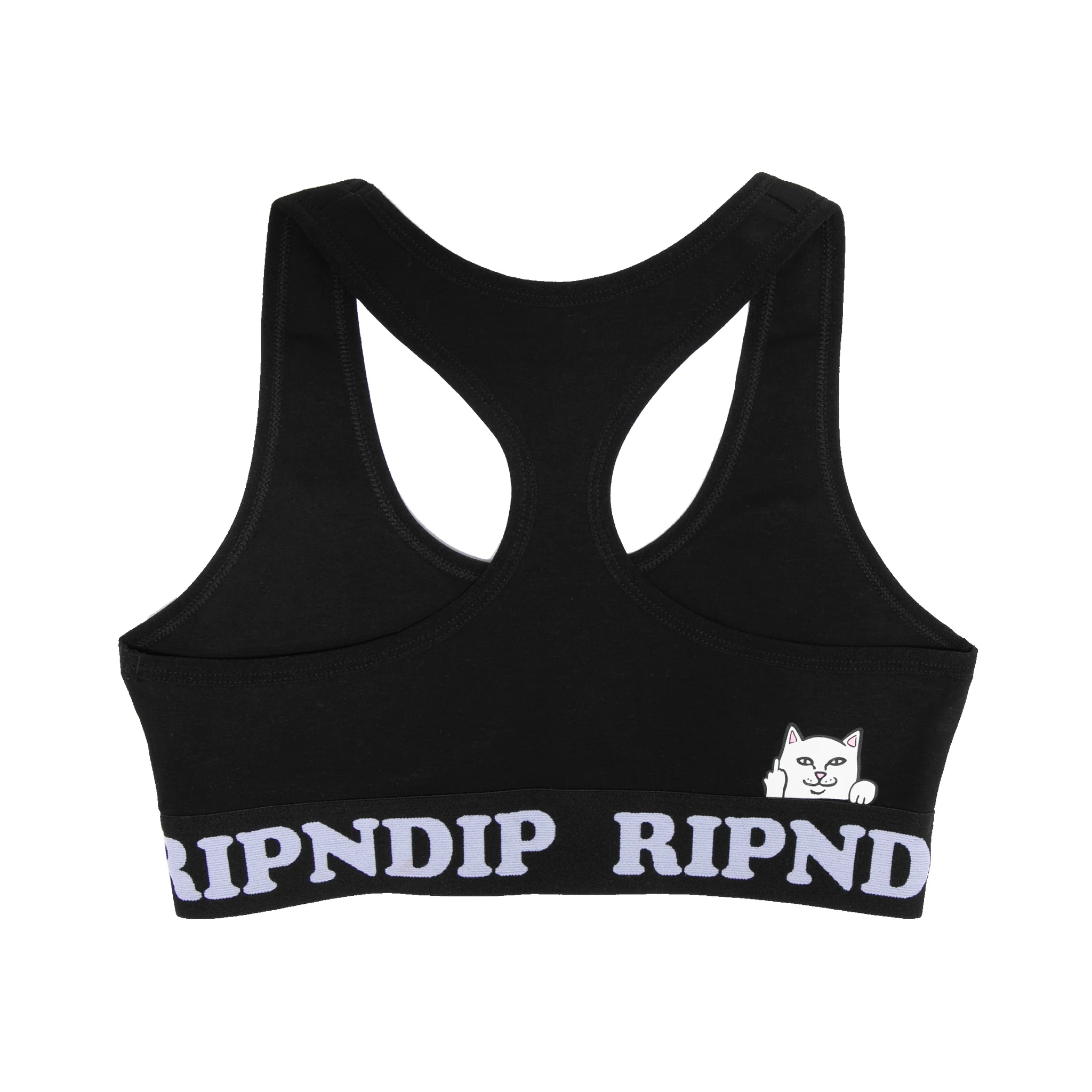 Peeking Nermal Sports Bra (Black) - Image 10