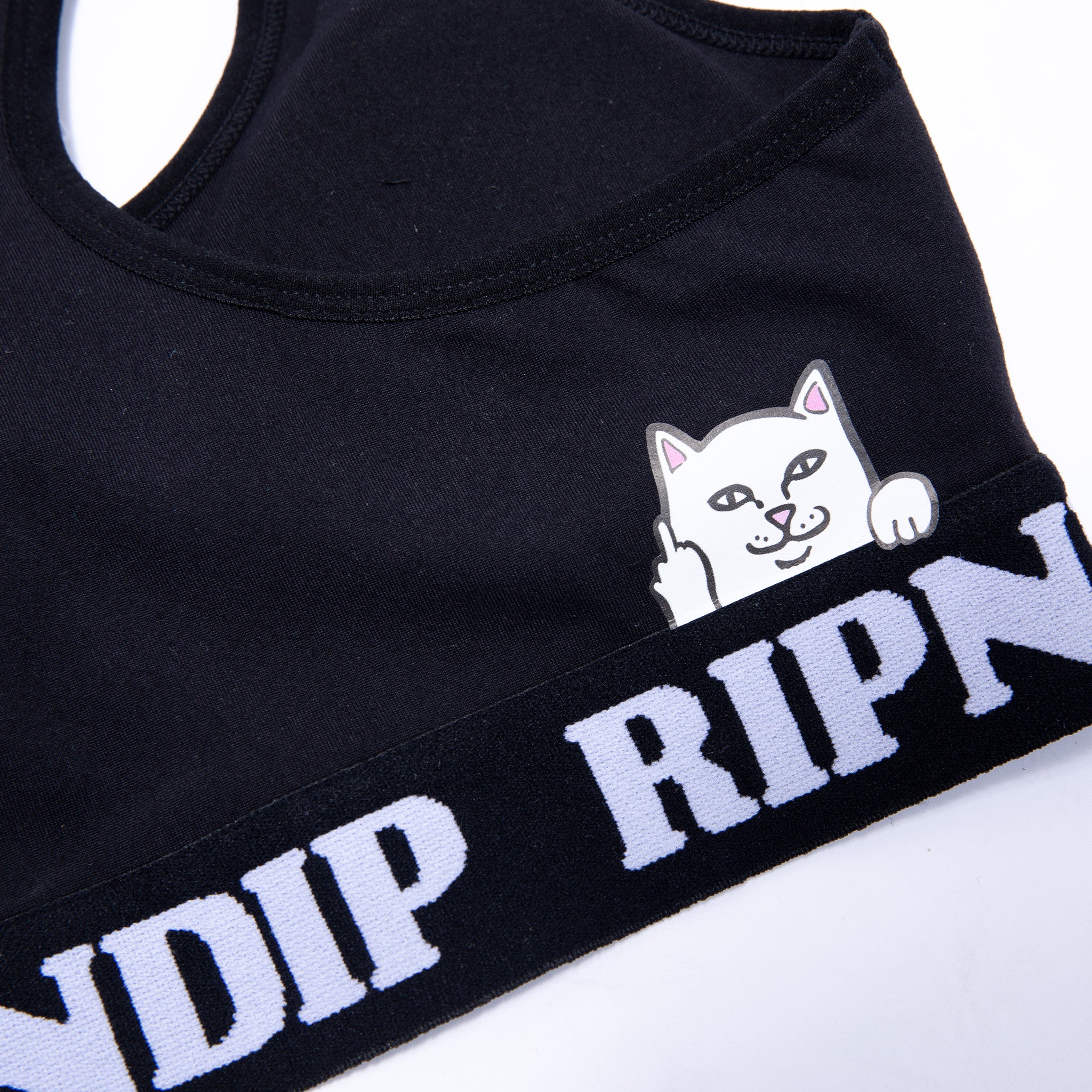 Peeking Nermal Sports Bra (Black) - Image 9