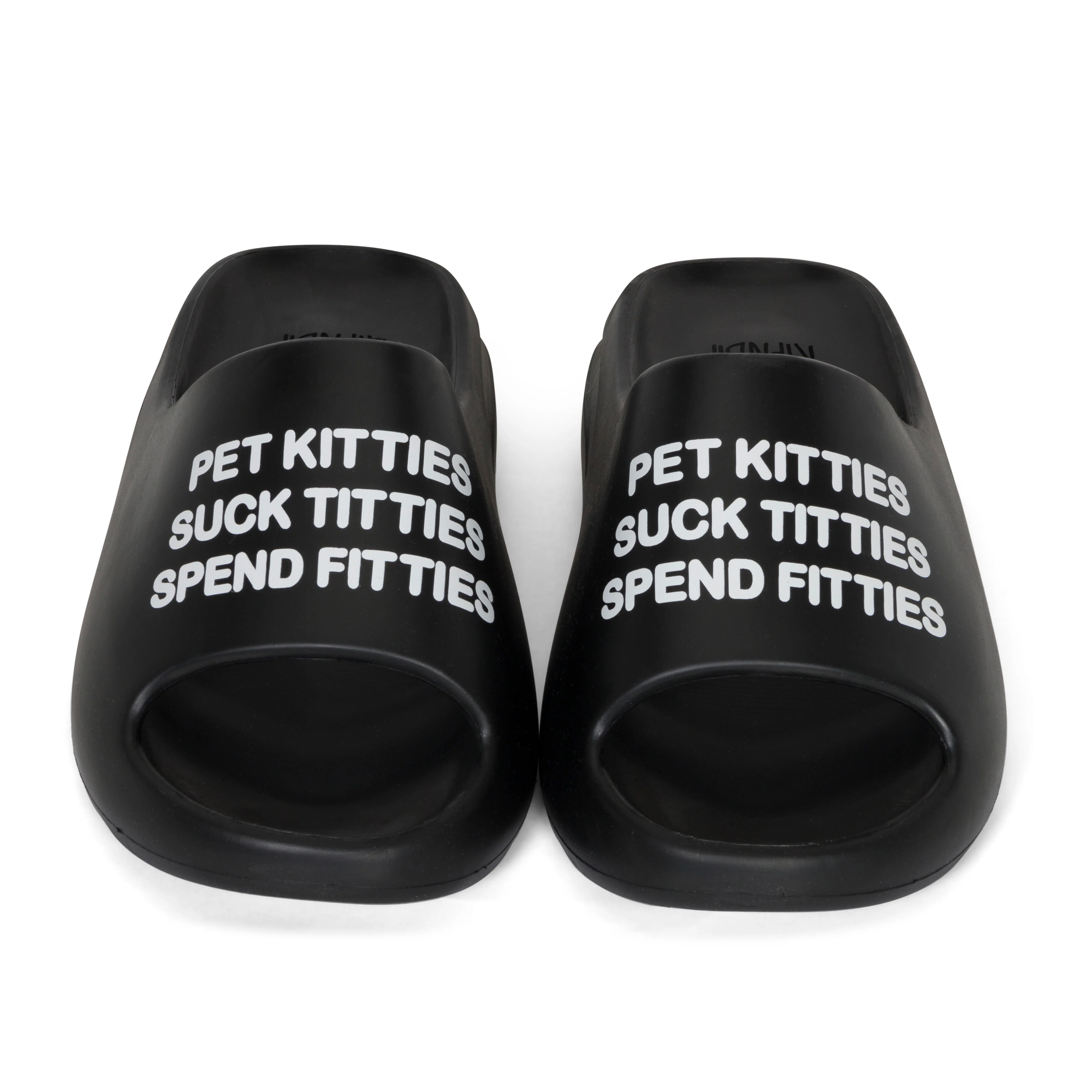 Pet Kitties Cloud Slides (Black) - Image 3