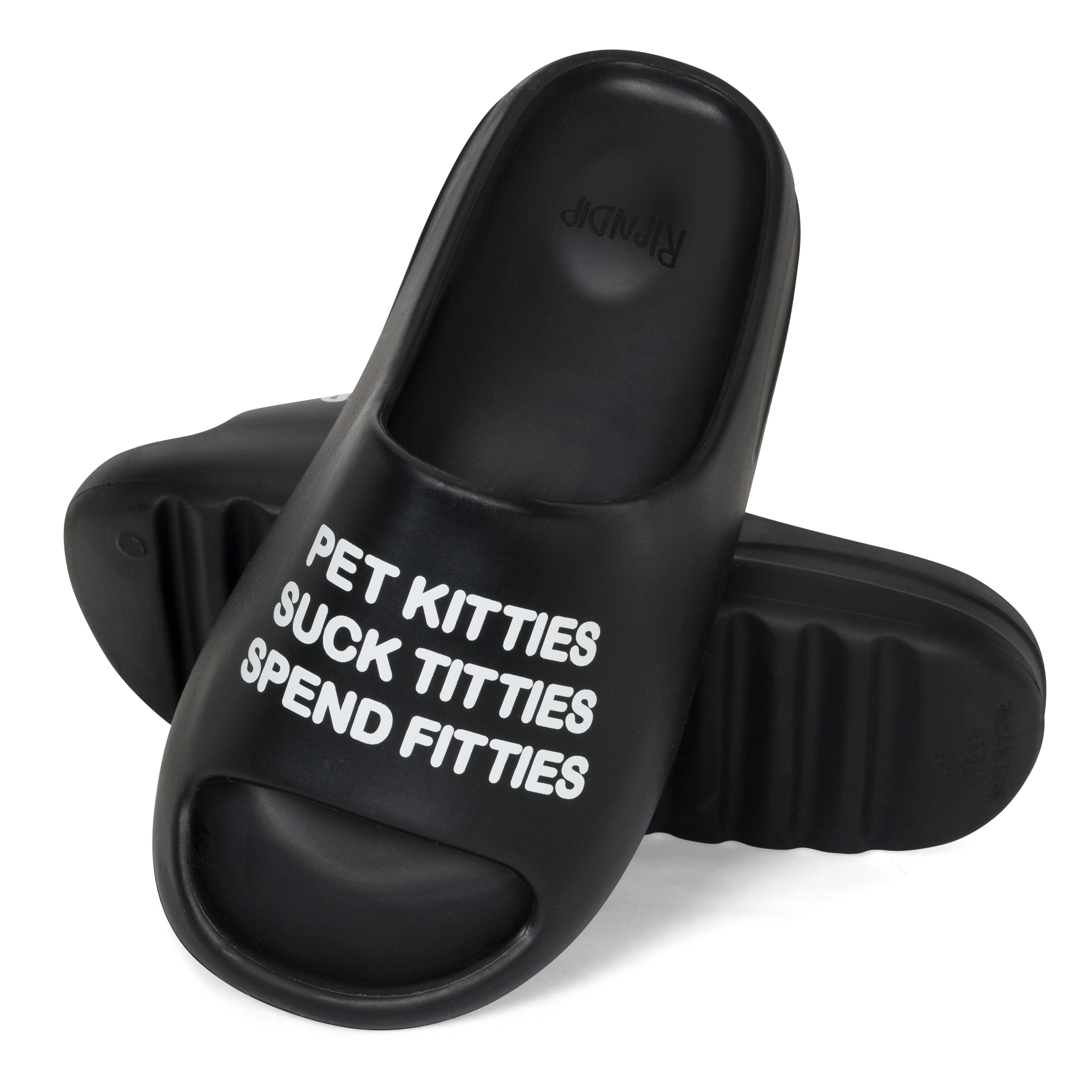 Pet Kitties Cloud Slides (Black) - Image 4