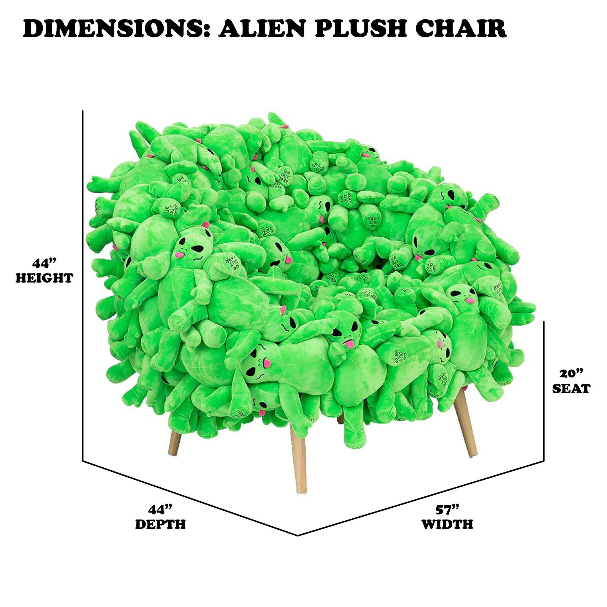 Alien Plush Chair - Image 3