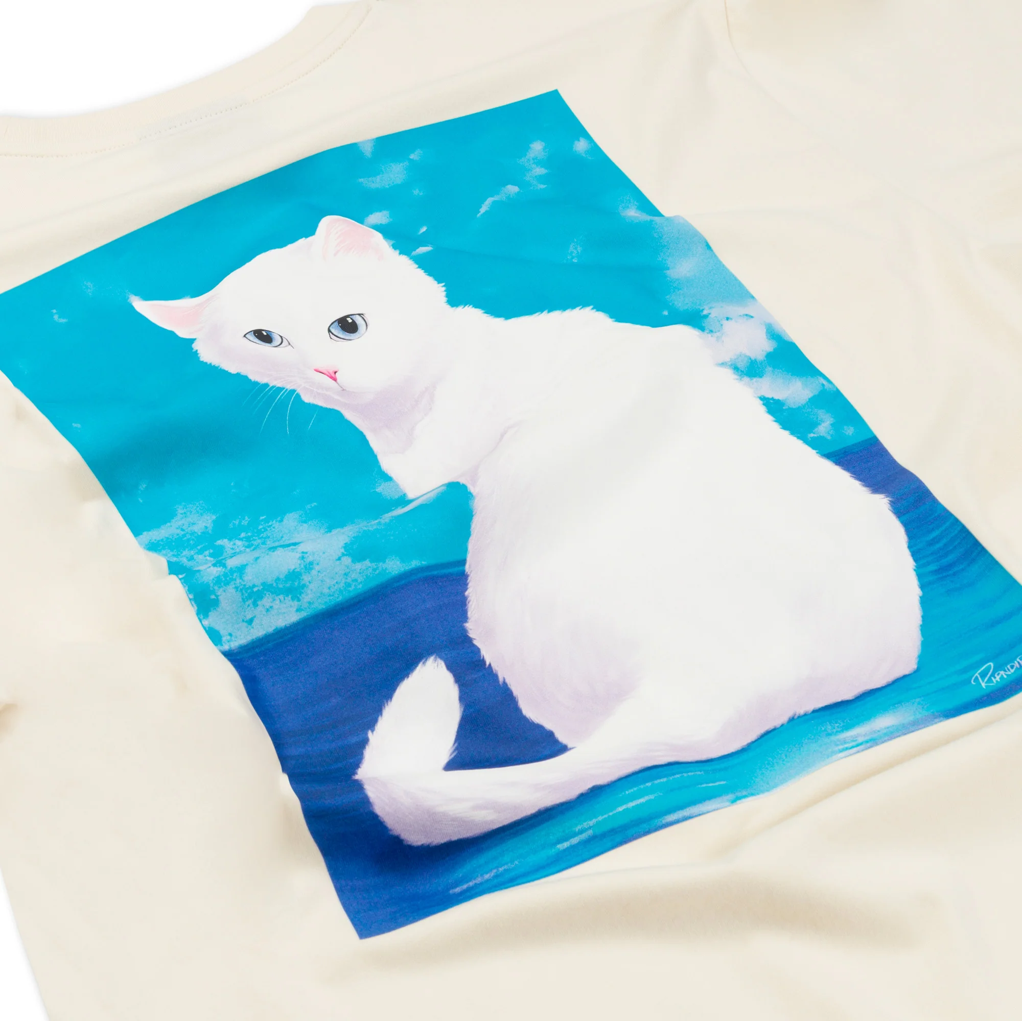 Pretty Kitty Tee (Natural) - Image 4
