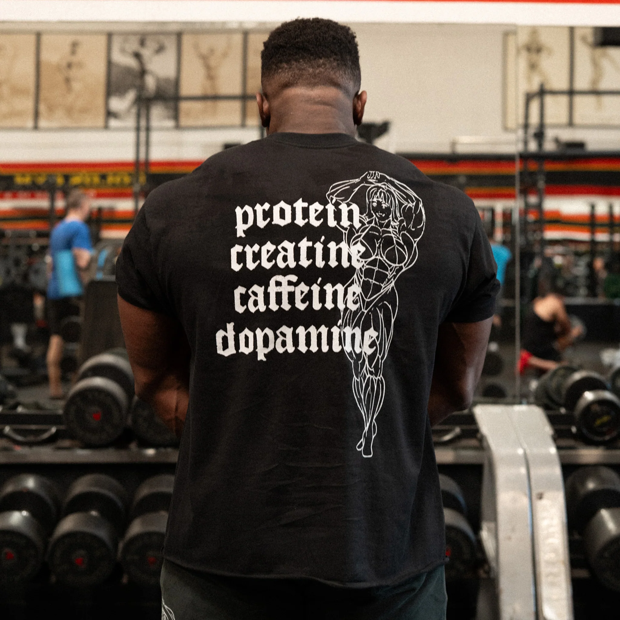 Protein Cropped Tee (Black) - Image 3