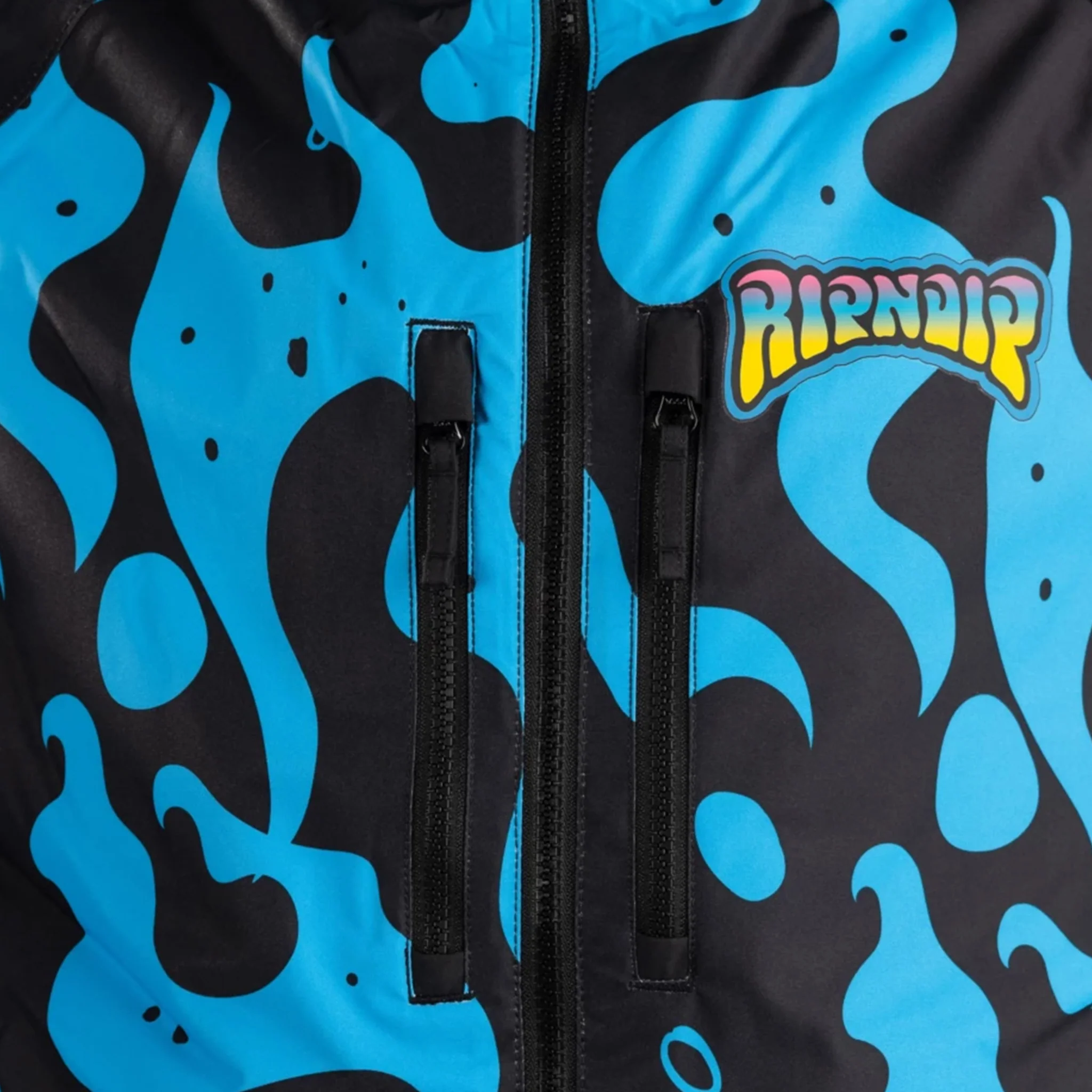 Psychedelic 2.0 Snowboard Jacket (Black / Blue) - Image 4