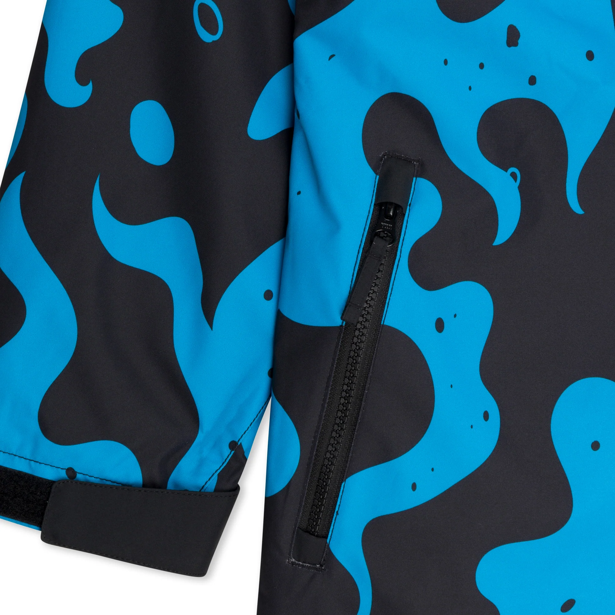Psychedelic 2.0 Snowboard Jacket (Black / Blue) - Image 7
