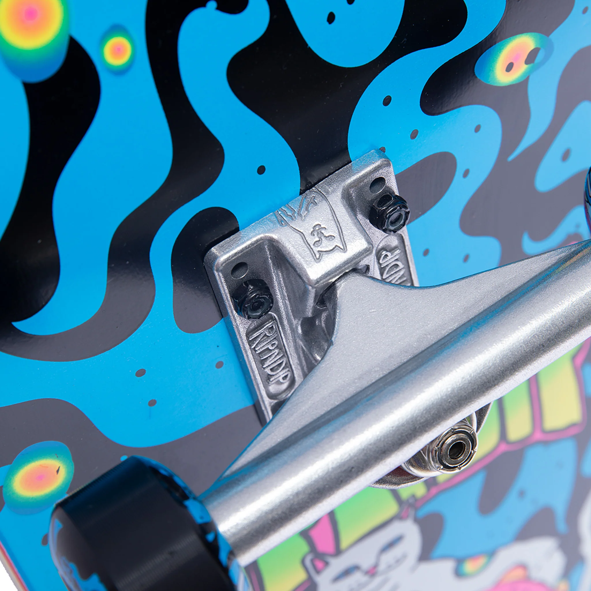 Psychedelic Complete Skateboard (Blue) - Image 4