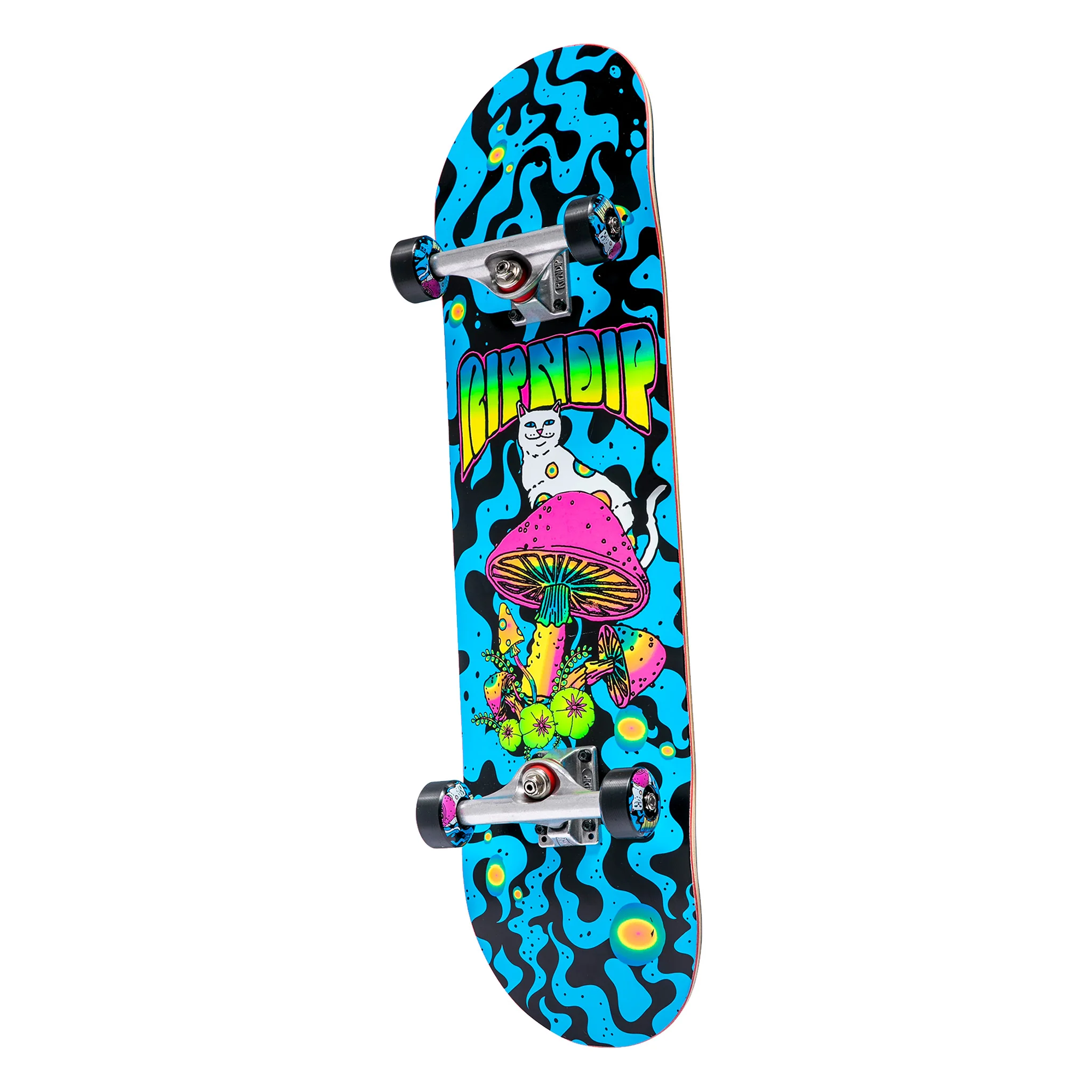Psychedelic Complete Skateboard (Blue) - Image 5