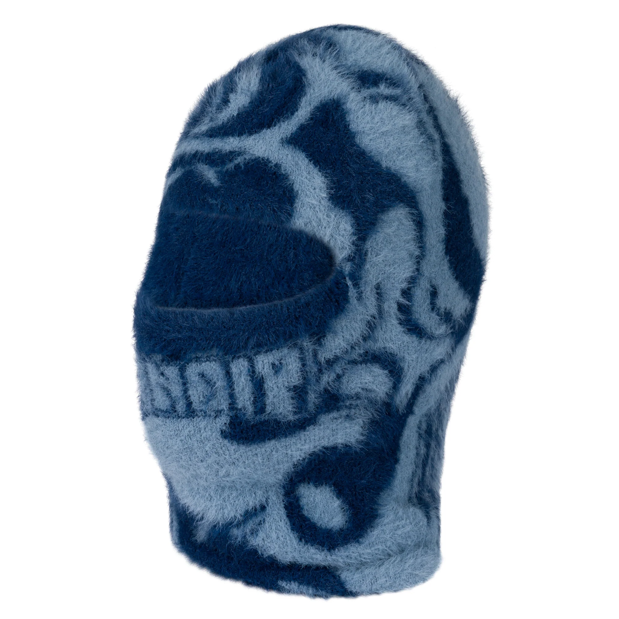 Psychedelic Faux Mohair Balaclava (Dark Slate) - Image 4