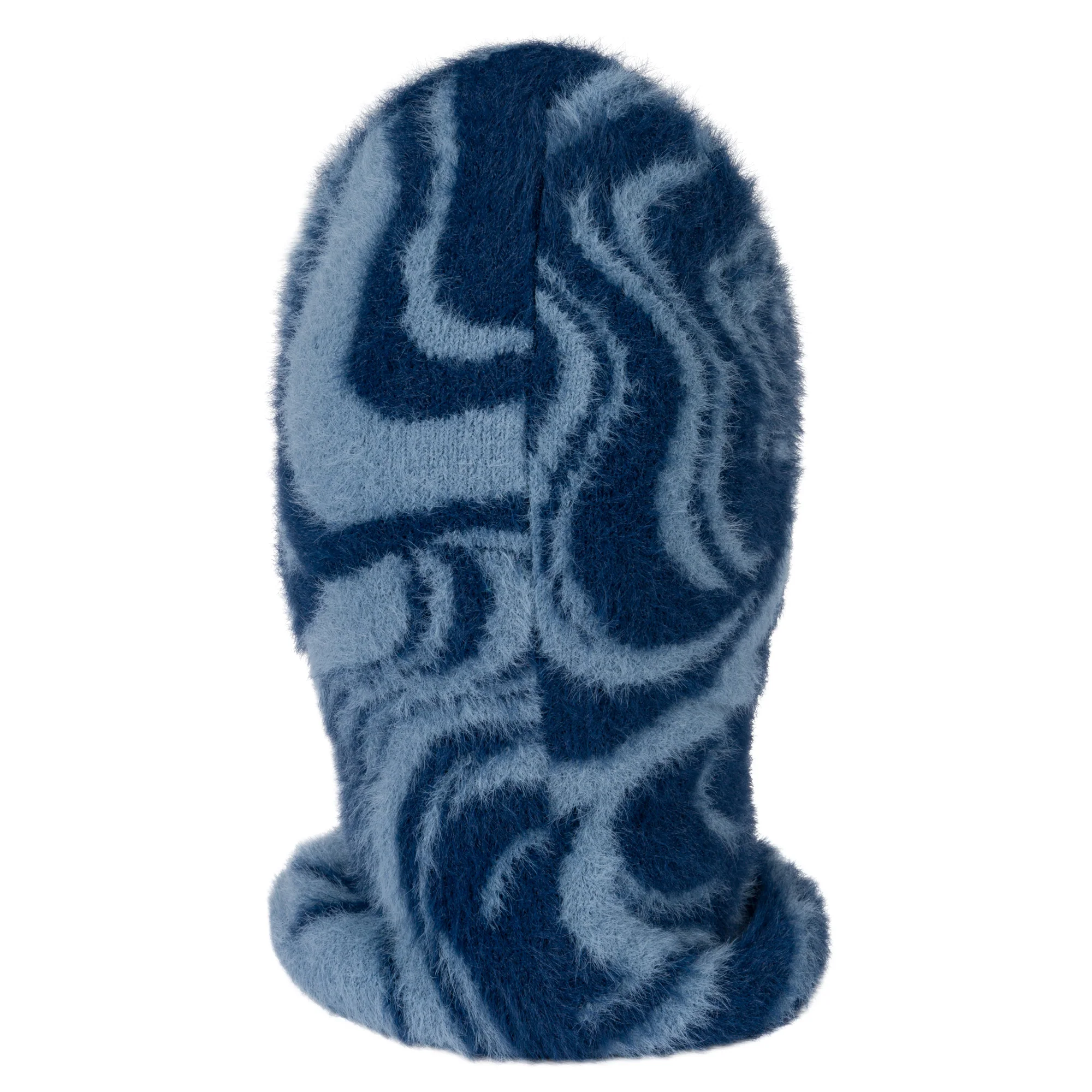 Psychedelic Faux Mohair Balaclava (Dark Slate) - Image 5