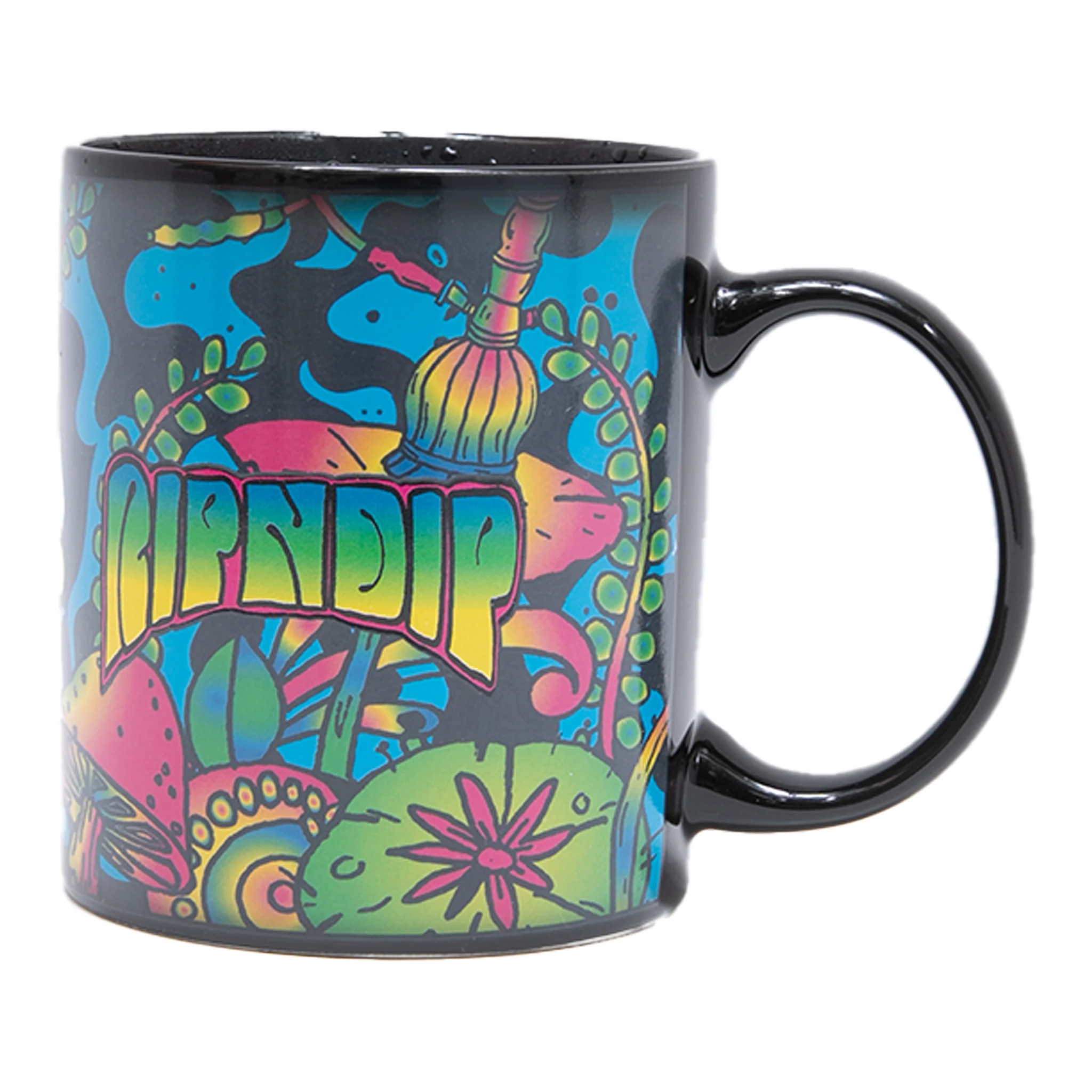 Psychedelic Heat Changing Mug (Black)
