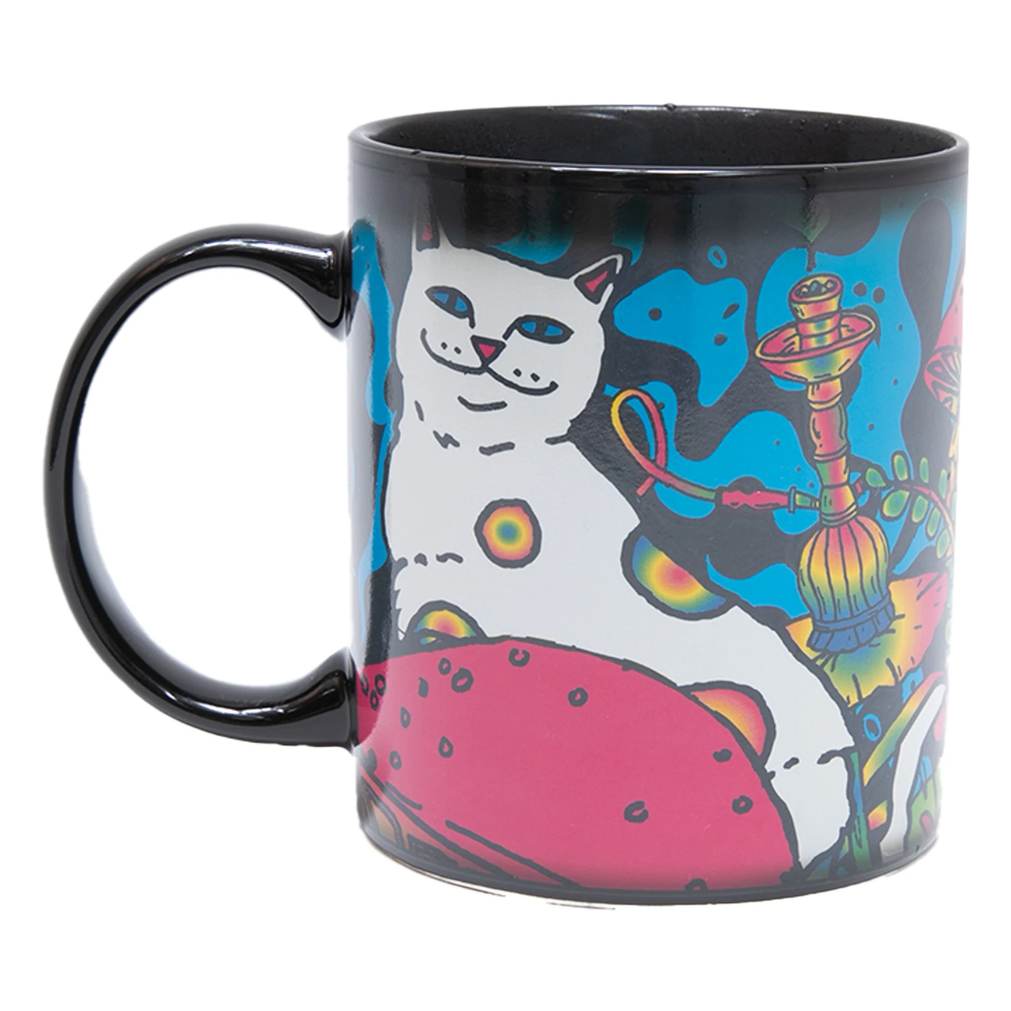 Psychedelic Heat Changing Mug (Black) - Image 5