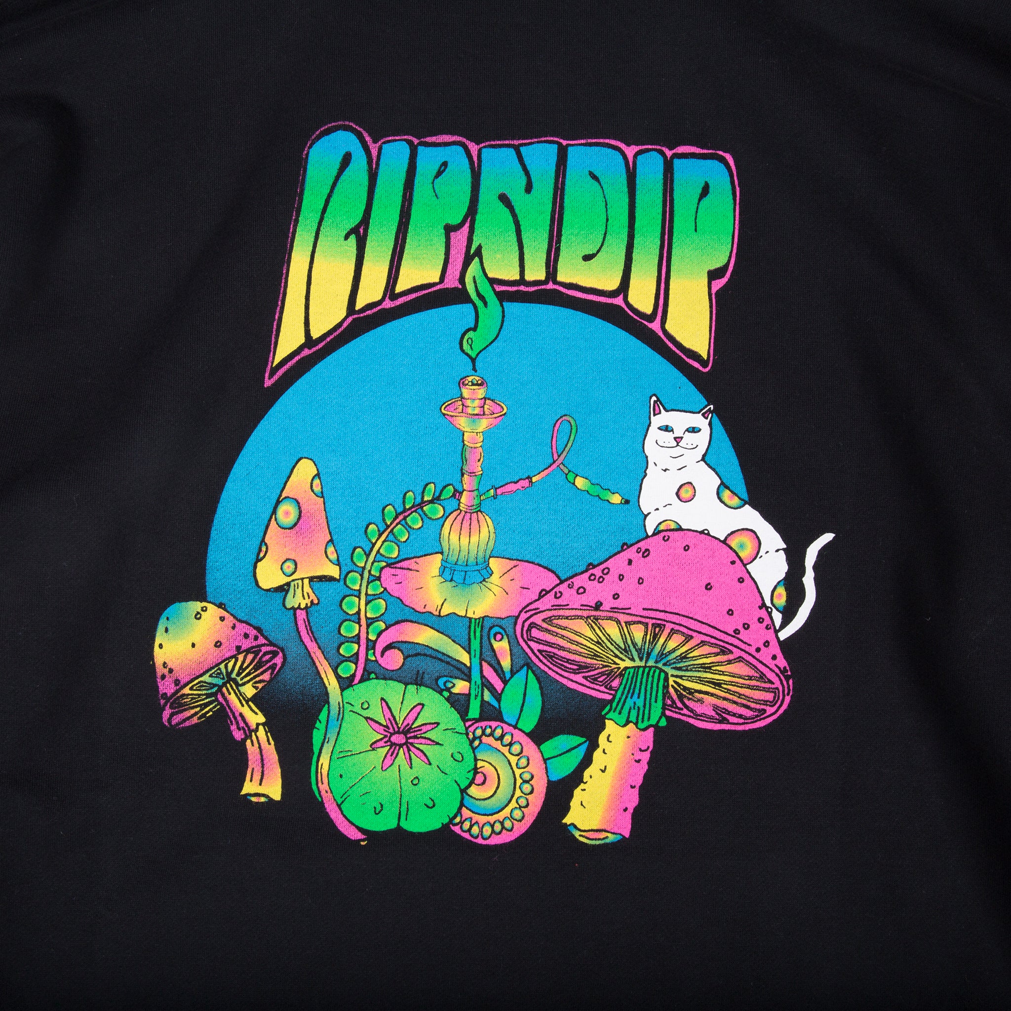 Psychedelic Hoodie (Black) - Image 3