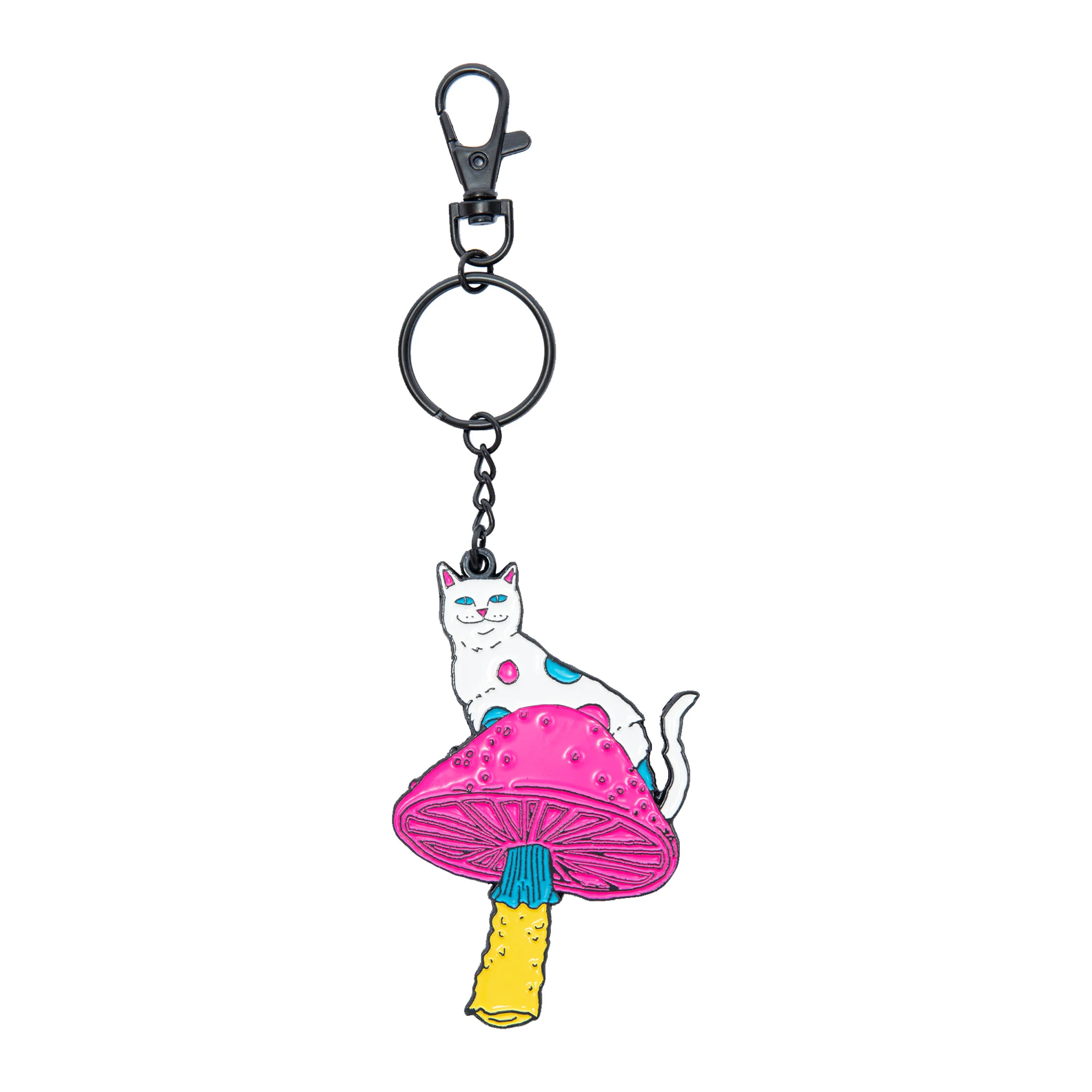 Psychedelic Nerm Metal Keychain