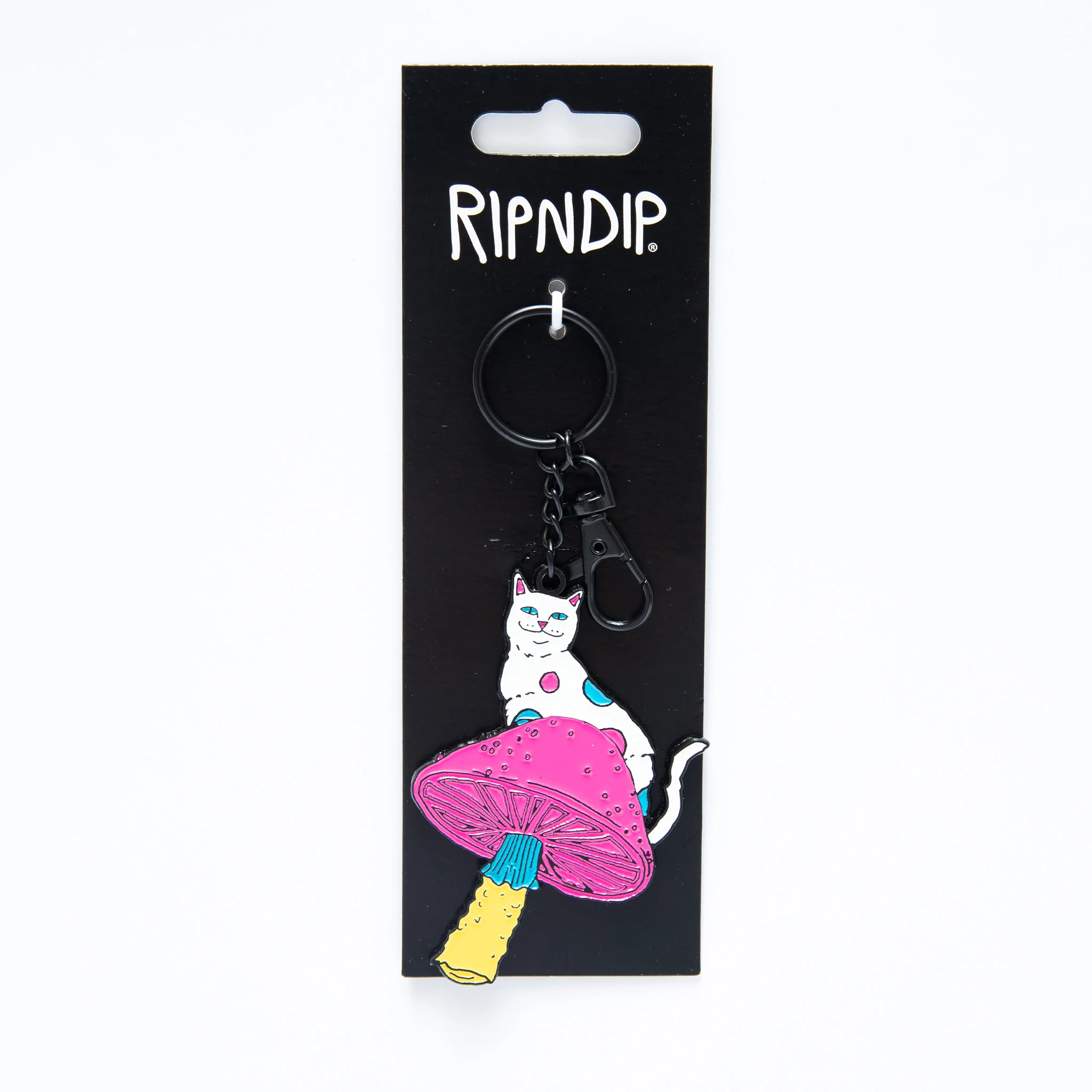 Psychedelic Nerm Metal Keychain - Image 2