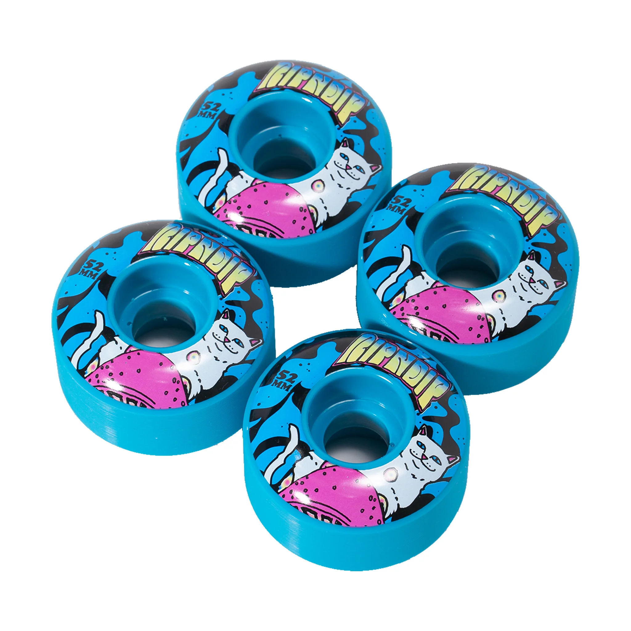 Psychedelic Skate Wheels (Blue) - Image 3