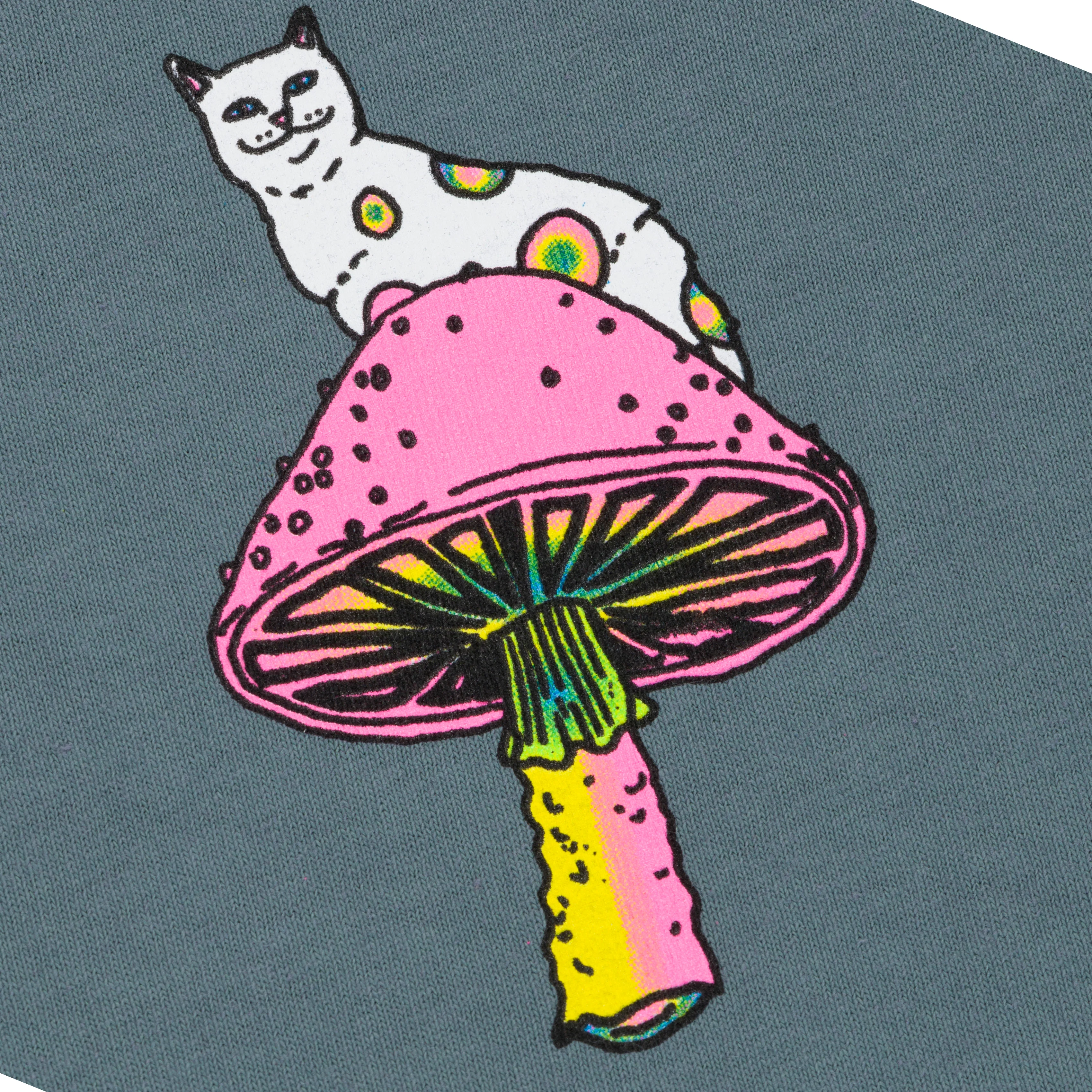 Psychedelic Tee (Light Charcoal) - Image 4