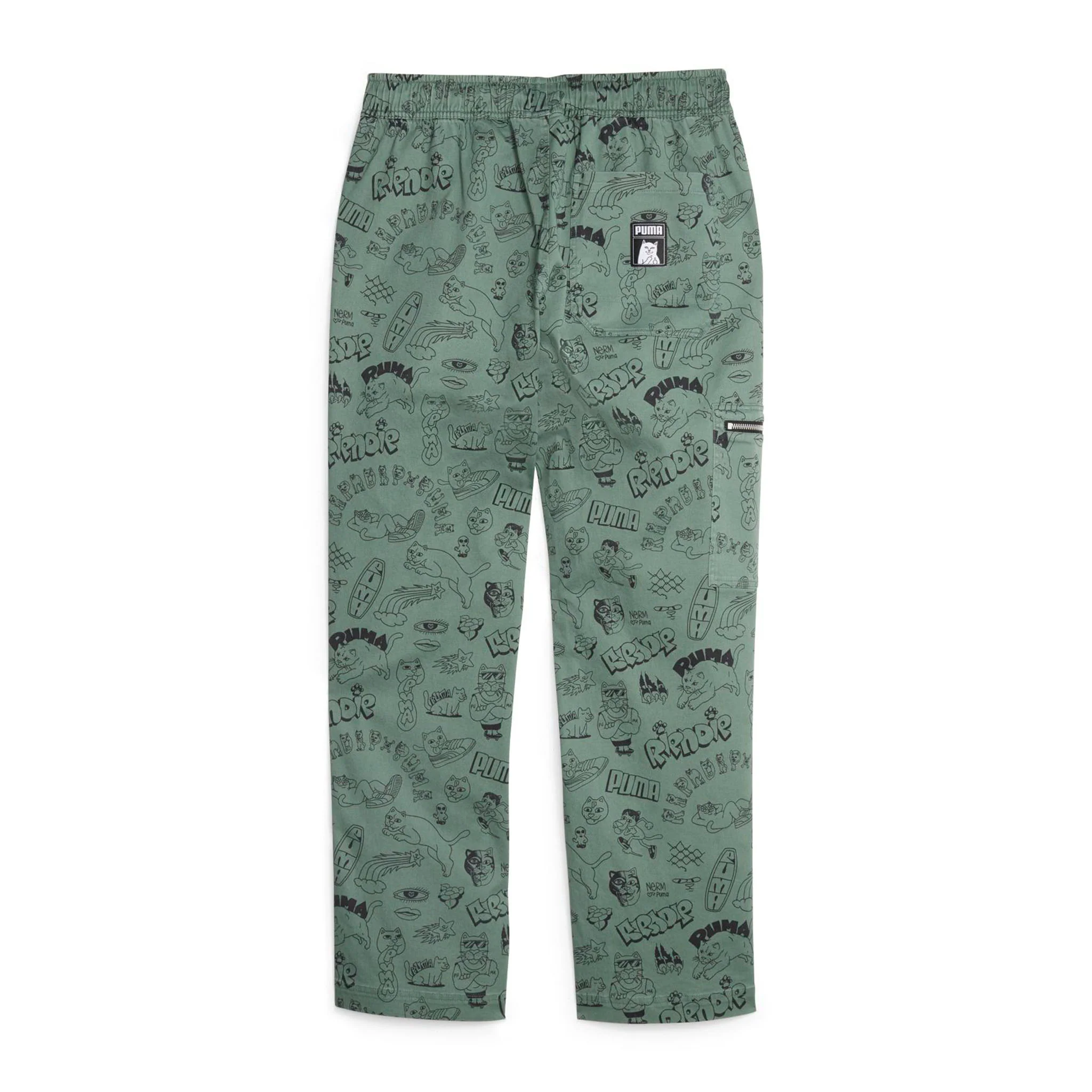 PUMA X RIPNDIP AOP Twill Pants (Eucalyptus) - Image 7