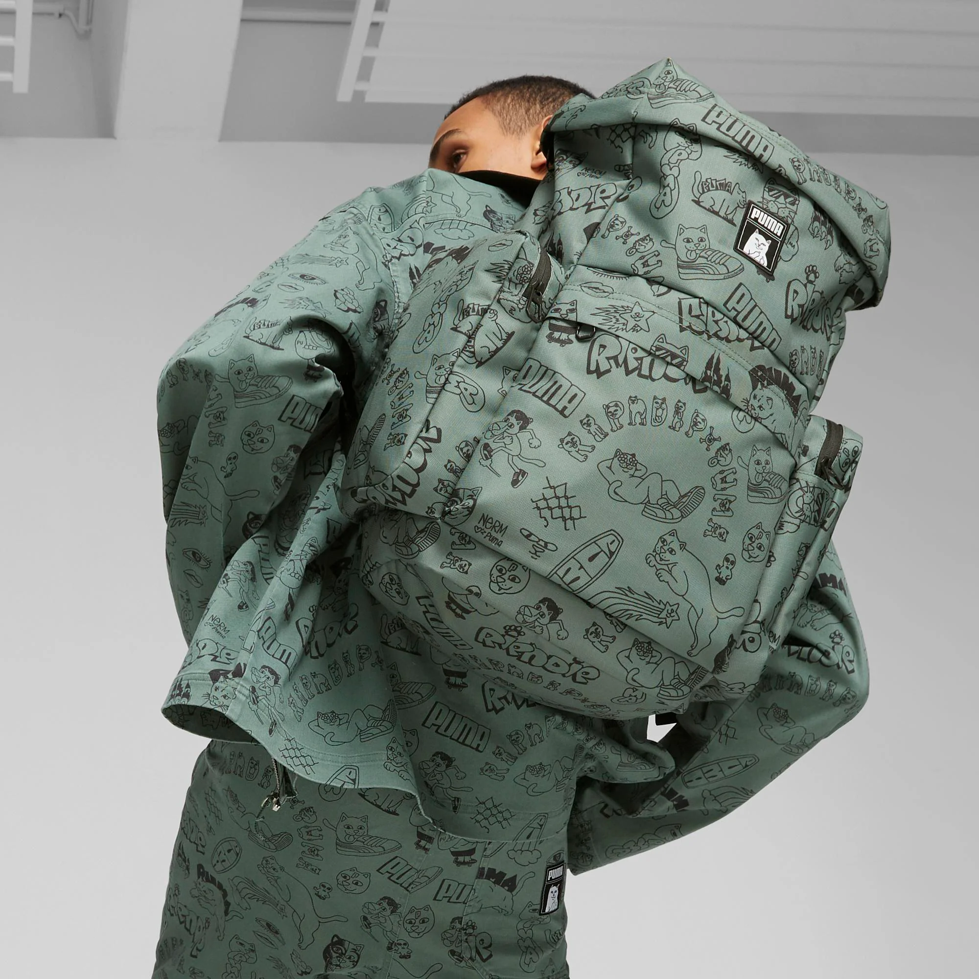 PUMA x RIPNDIP Backpack (Eucalyptus) - Image 4