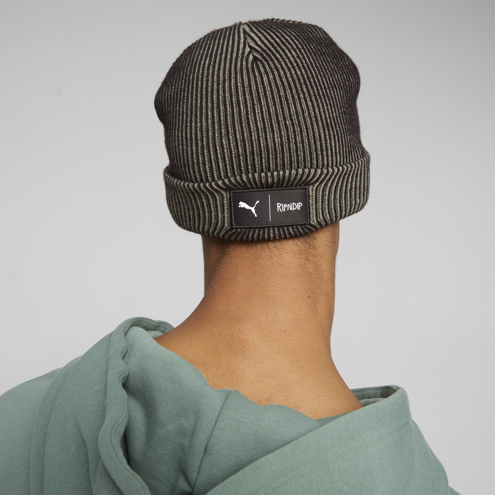 PUMA x RIPNDIP Beanie (Black/Eucalyptus) - Image 4