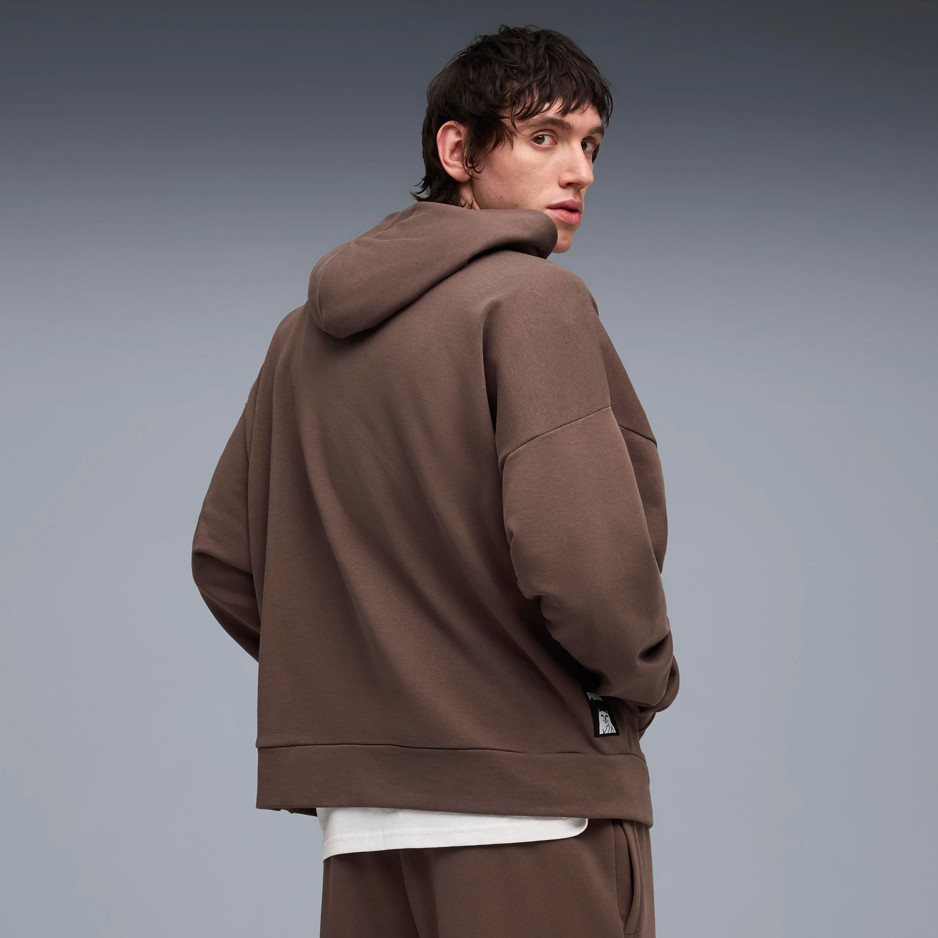PUMA X RIPNDIP Boxy Graphic Hoodie (Flat Bronze) - Image 5