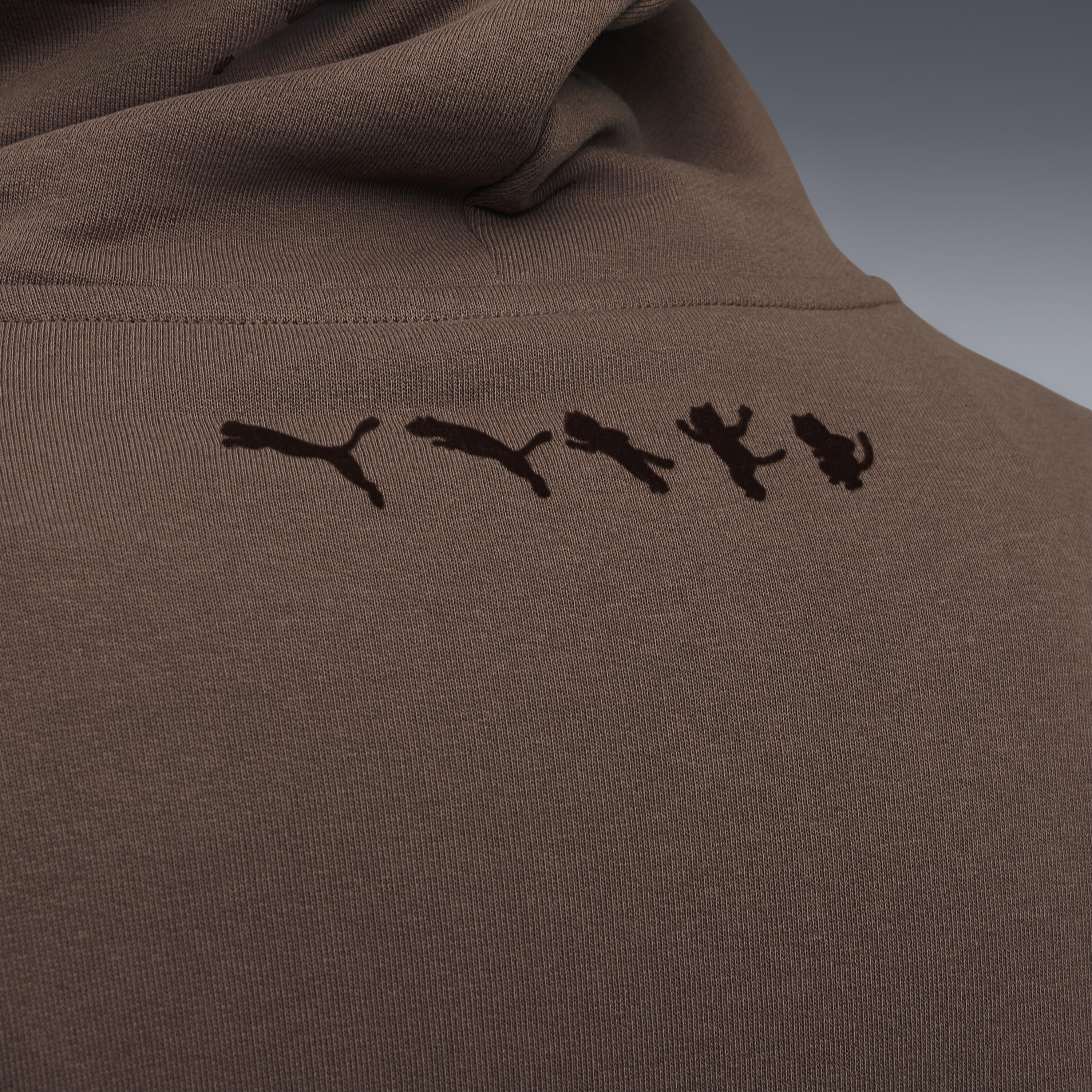 PUMA X RIPNDIP Boxy Graphic Hoodie (Flat Bronze) - Image 6