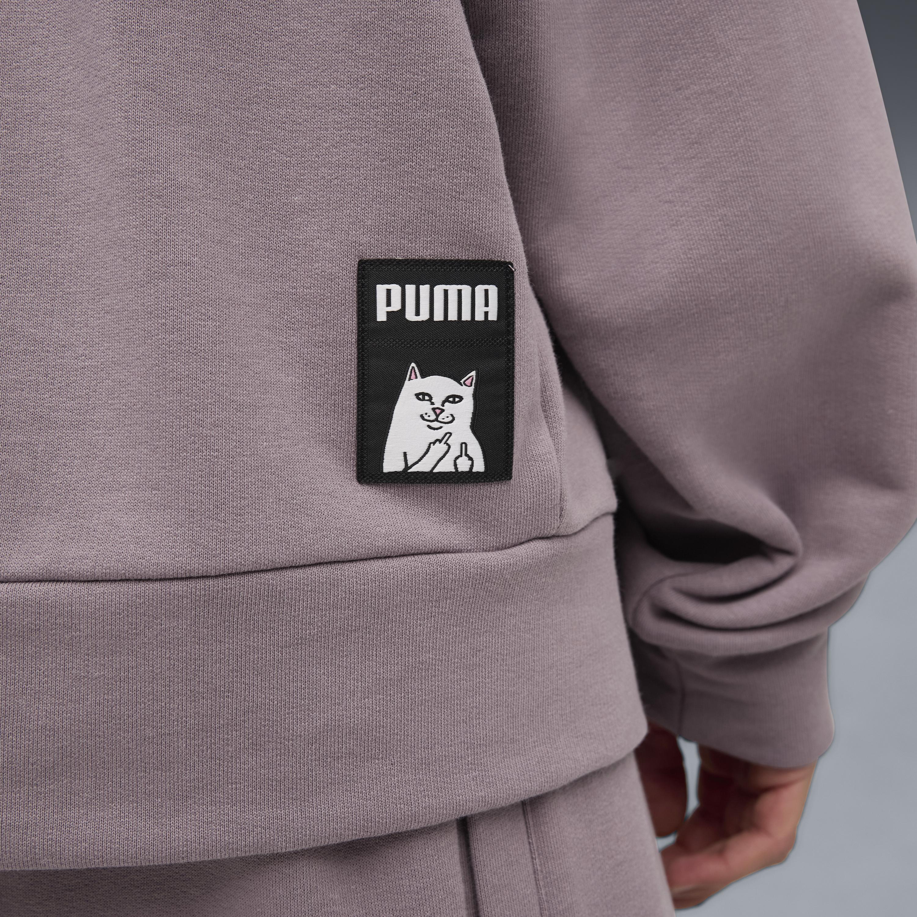 PUMA X RIPNDIP Boxy Graphic Hoodie (Plum Jam) - Image 6