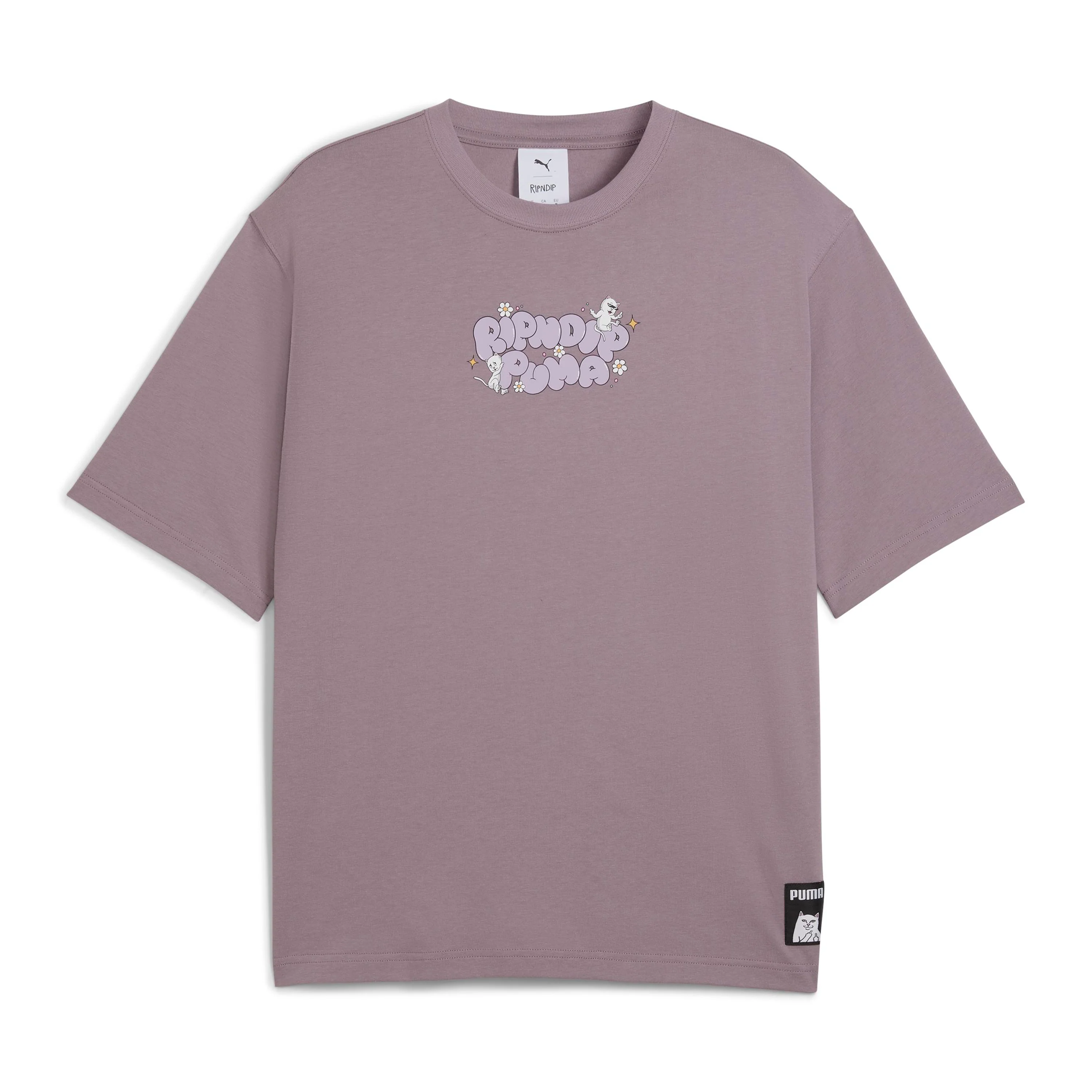 PUMA X RIPNDIP Boxy Graphic Tee (Plum Jam) - Image 4