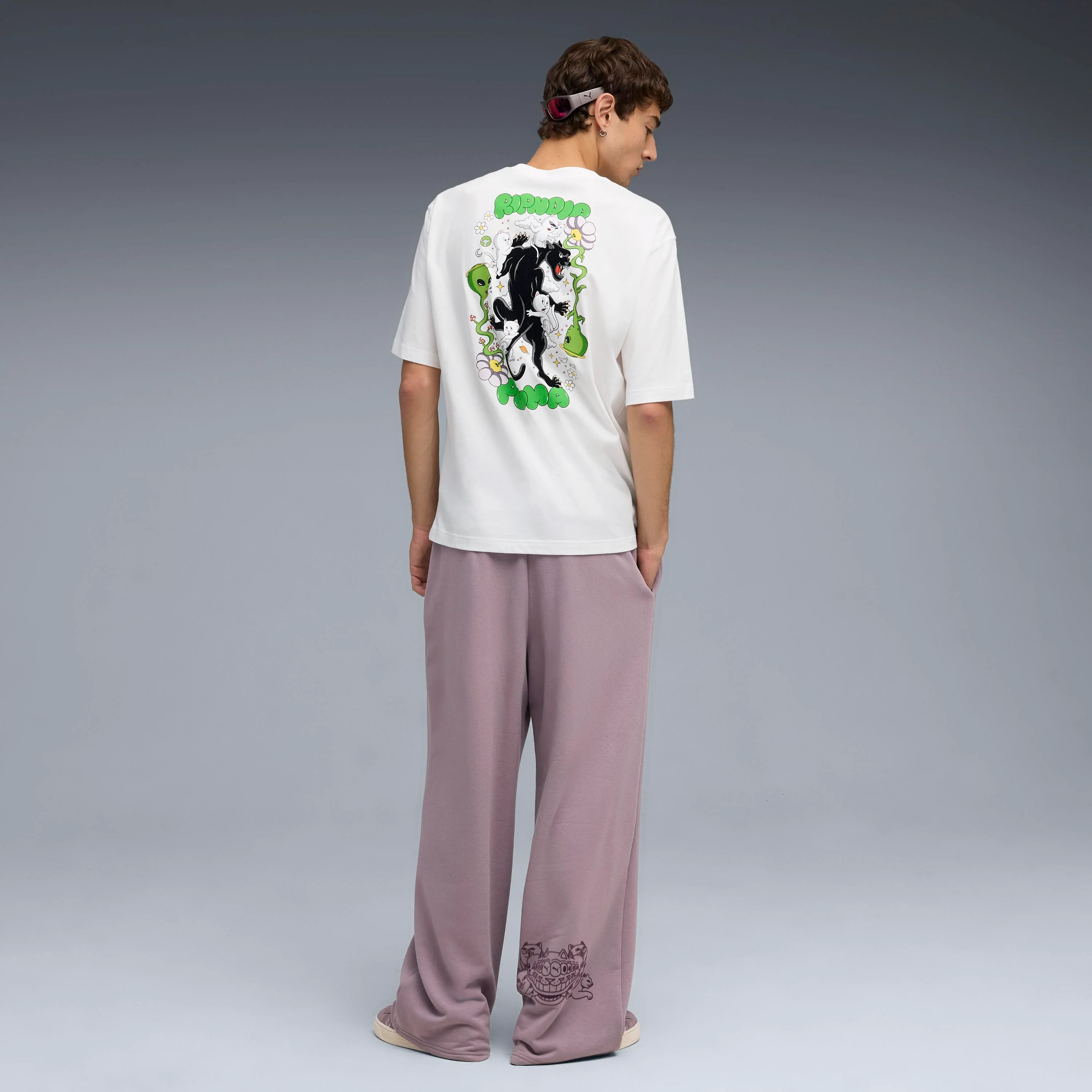 PUMA X RIPNDIP Boxy Graphic Tee (Puma White) - Image 3