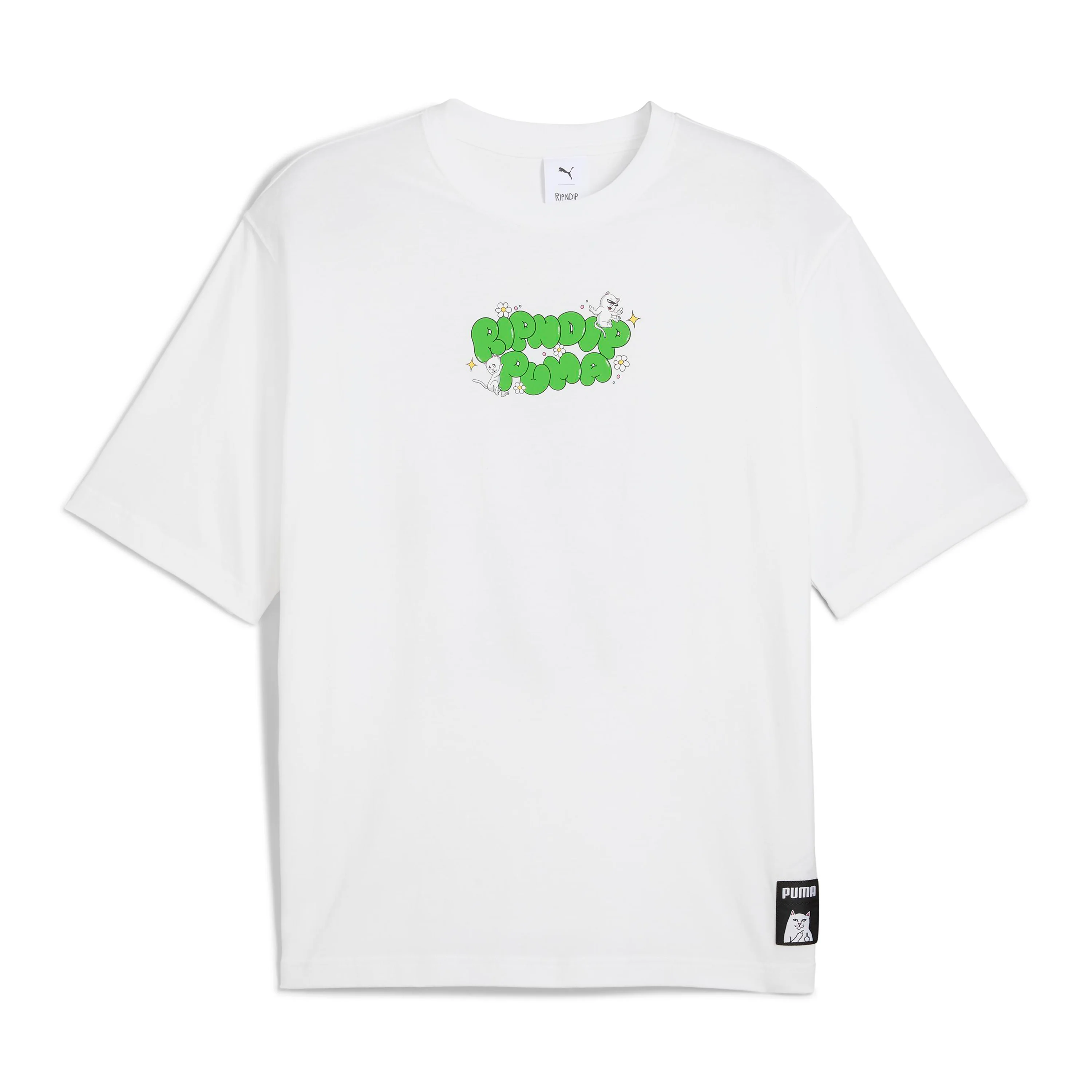 PUMA X RIPNDIP Boxy Graphic Tee (Puma White) - Image 5