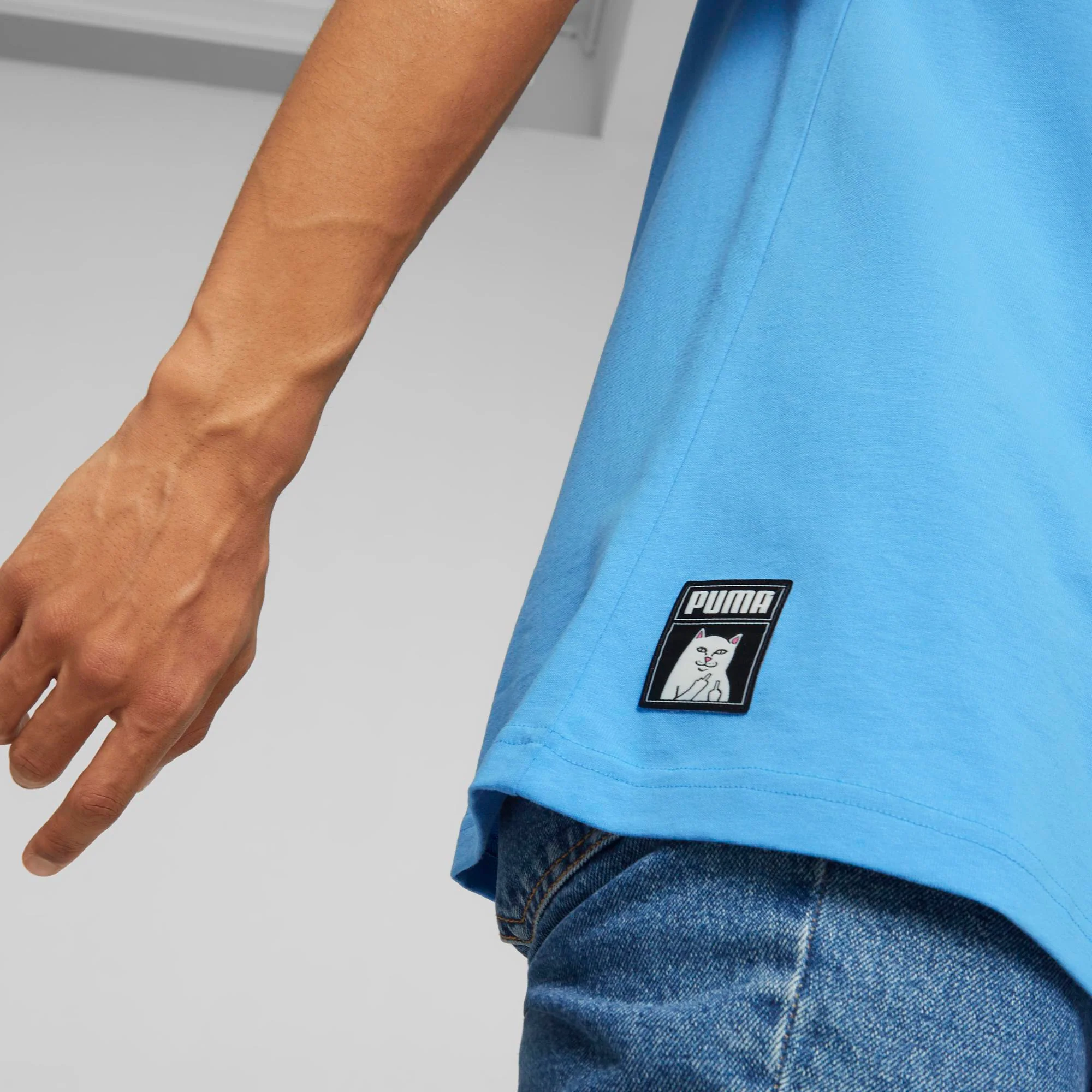 PUMA X RIPNDIP Graphic Tee (Regal Blue) - Image 4