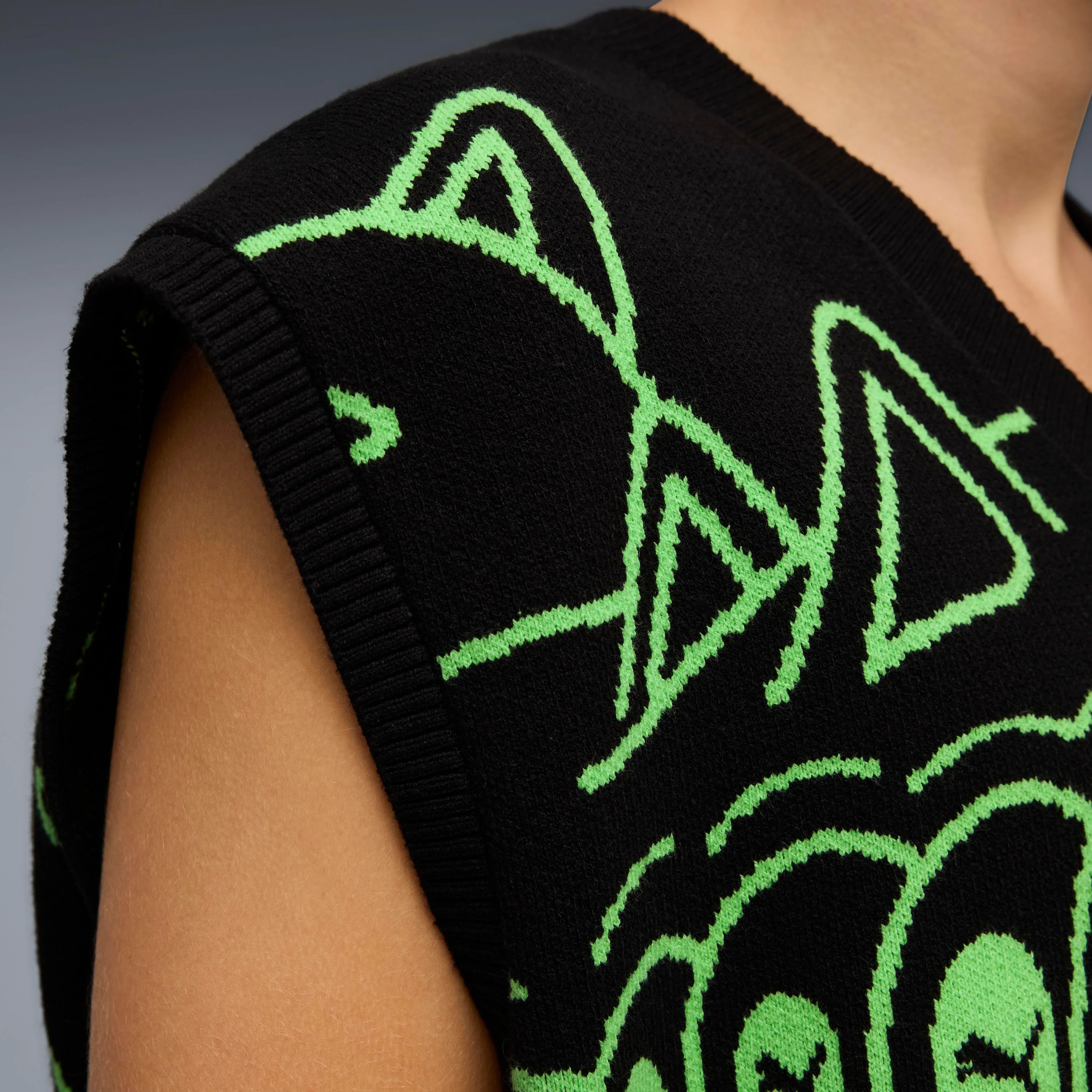 PUMA X RIPNDIP Knitted Vest (Puma Black) - Image 7