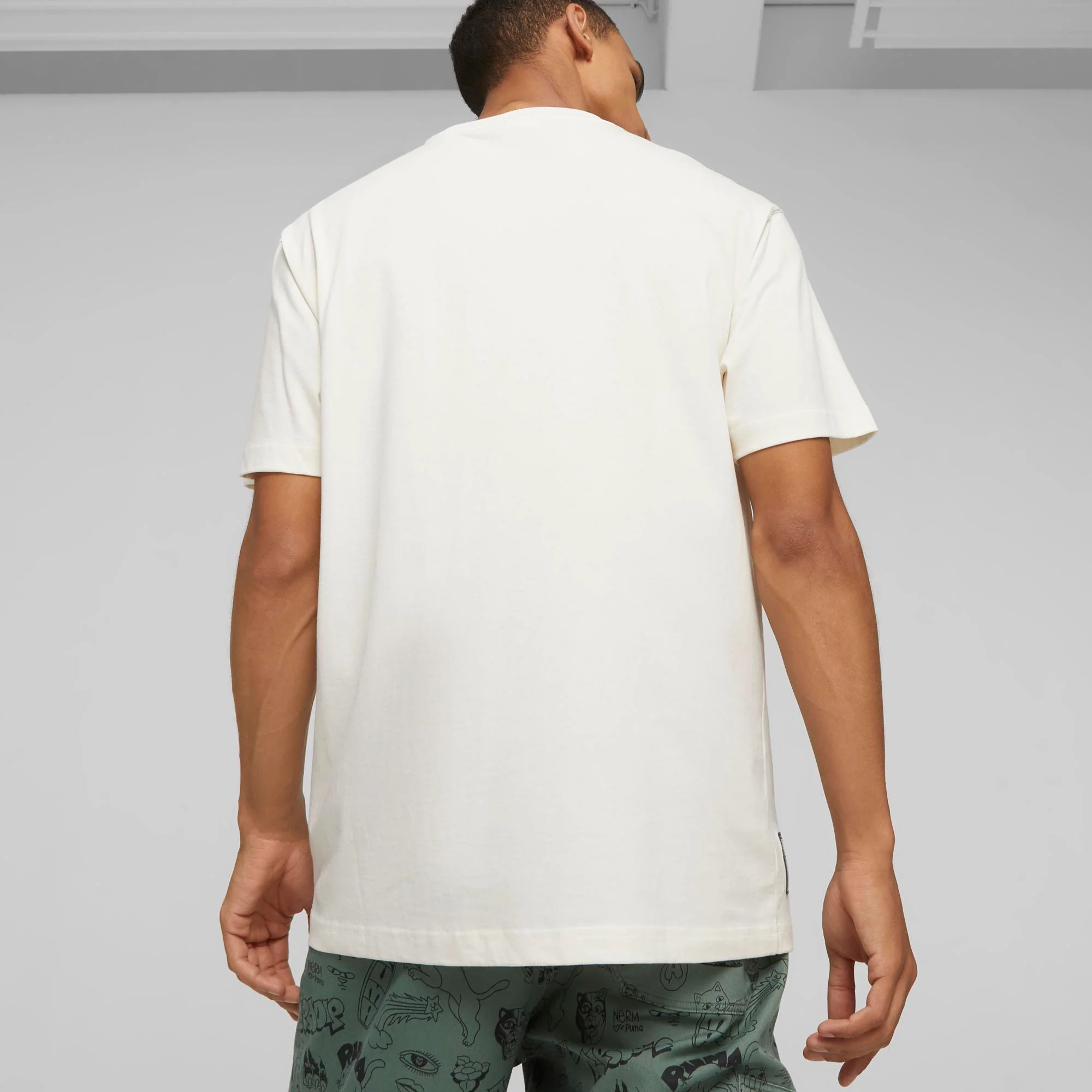 PUMA X RIPNDIP Lord Nermal Pocket Tee (Warm White) - Image 5