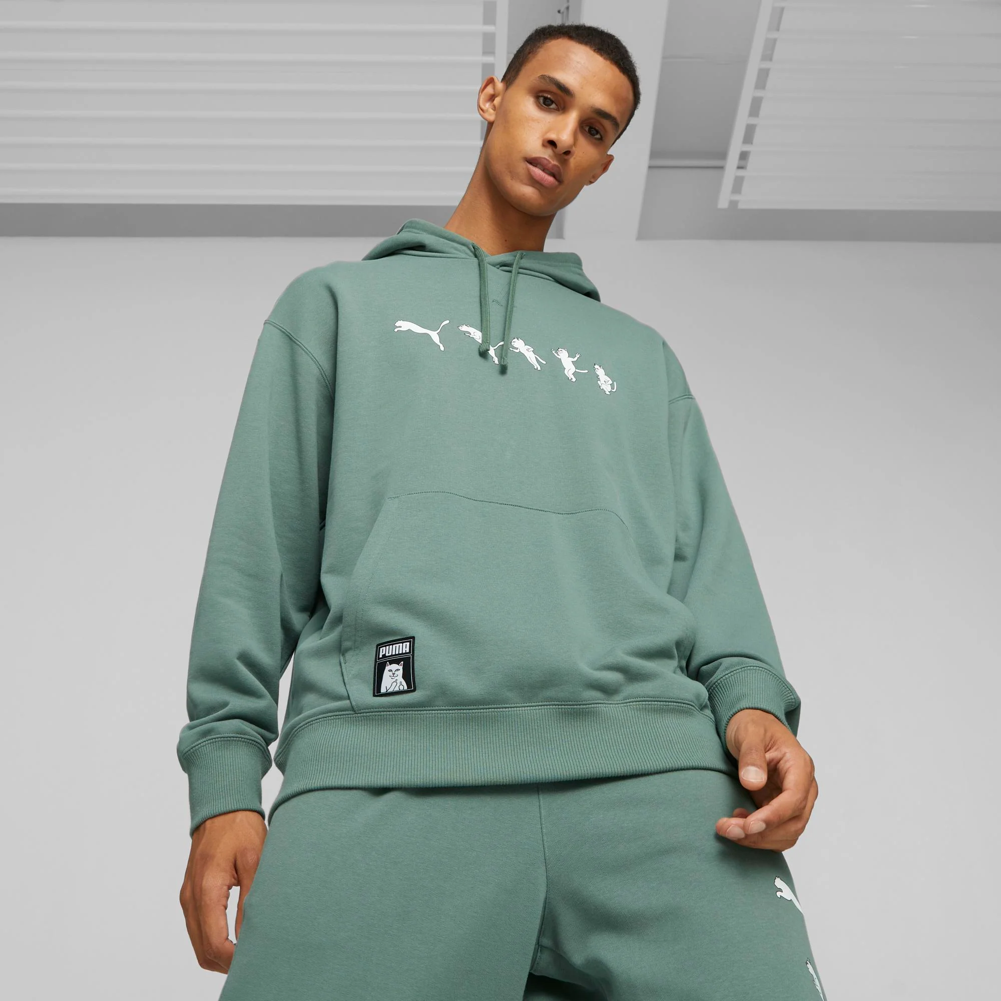 PUMA X RIPNDIP Morph Hoodie (Eucalyptus) - Image 2