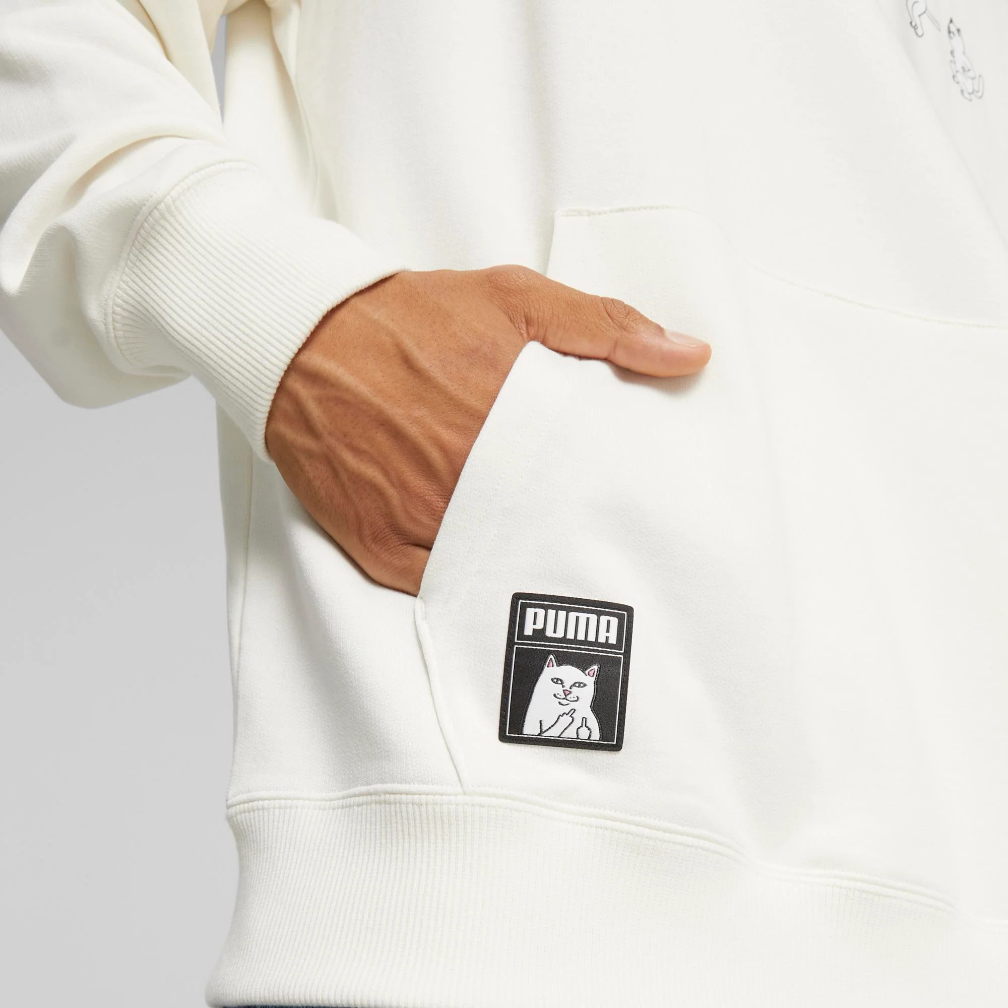 PUMA X RIPNDIP Morph Hoodie (Warm White) - Image 2