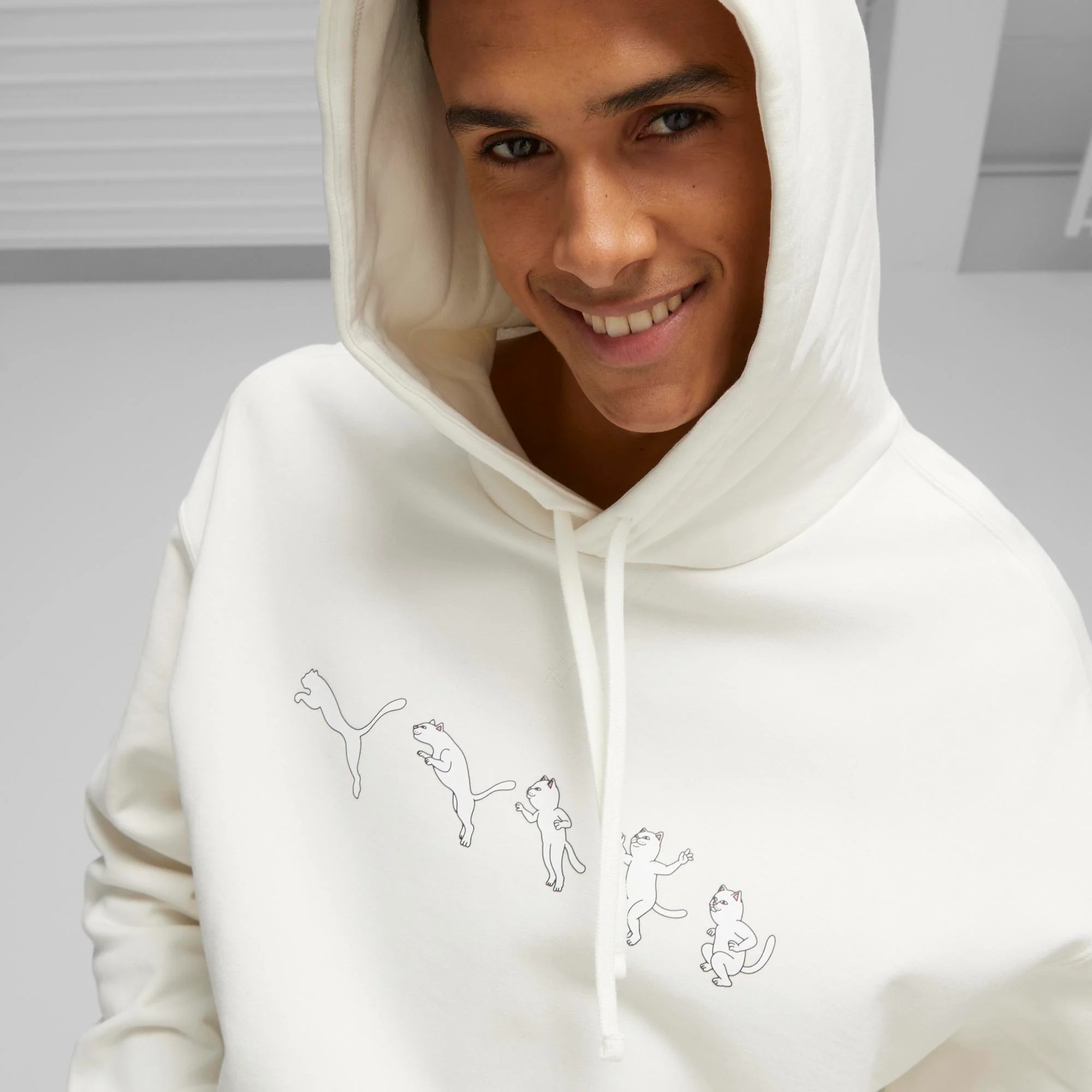 PUMA X RIPNDIP Morph Hoodie (Warm White) - Image 3