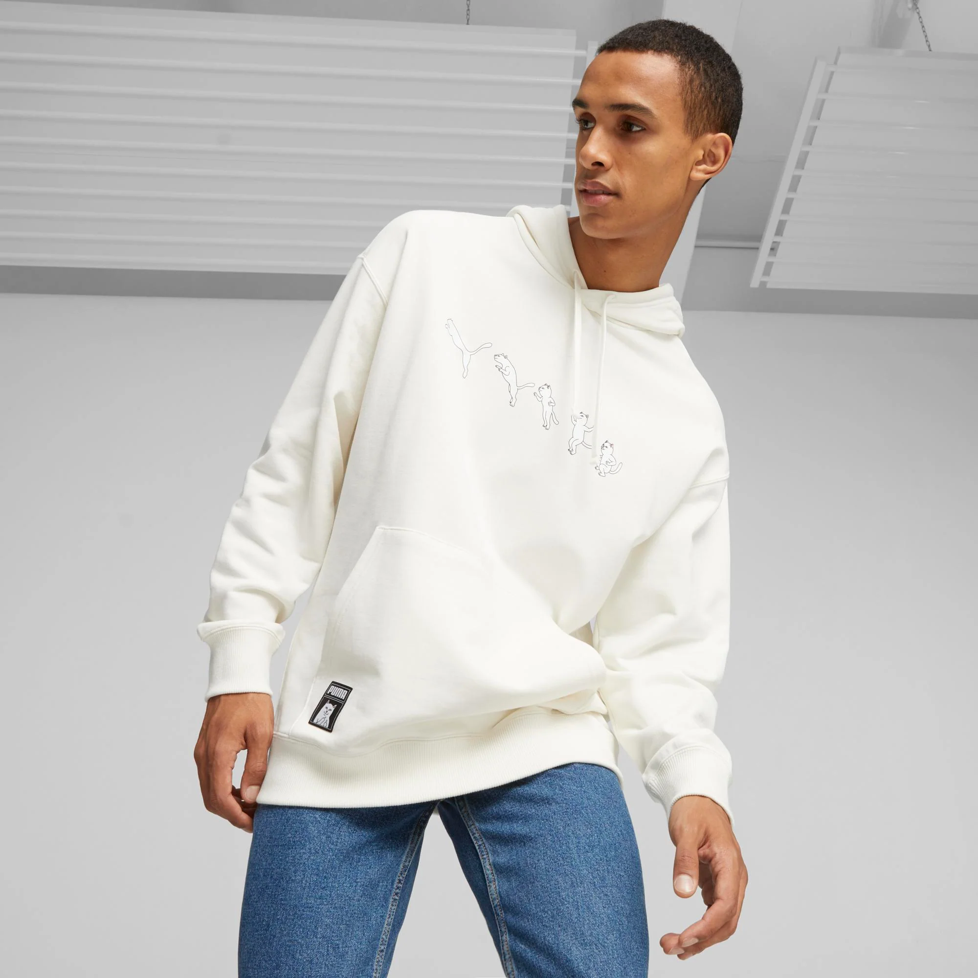 PUMA X RIPNDIP Morph Hoodie (Warm White) - Image 4