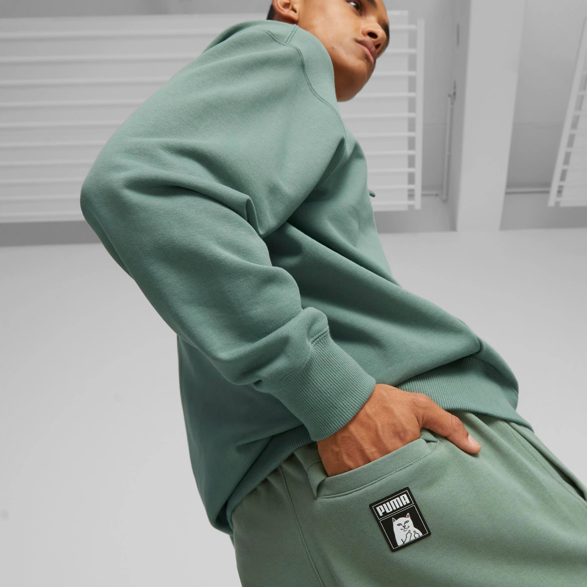 PUMA X RIPNDIP Morph Sweatpants (Eucalyptus) - Image 5