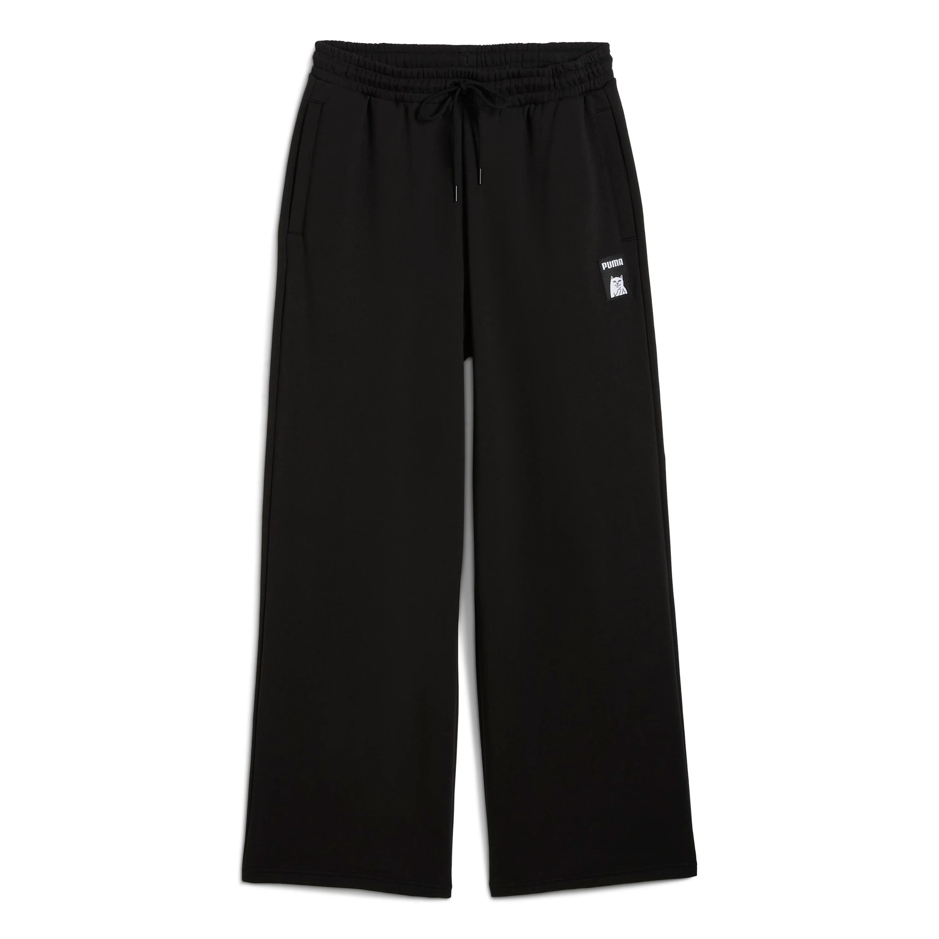 PUMA X RIPNDIP Oversized Wide Sweatpants (Puma Black)