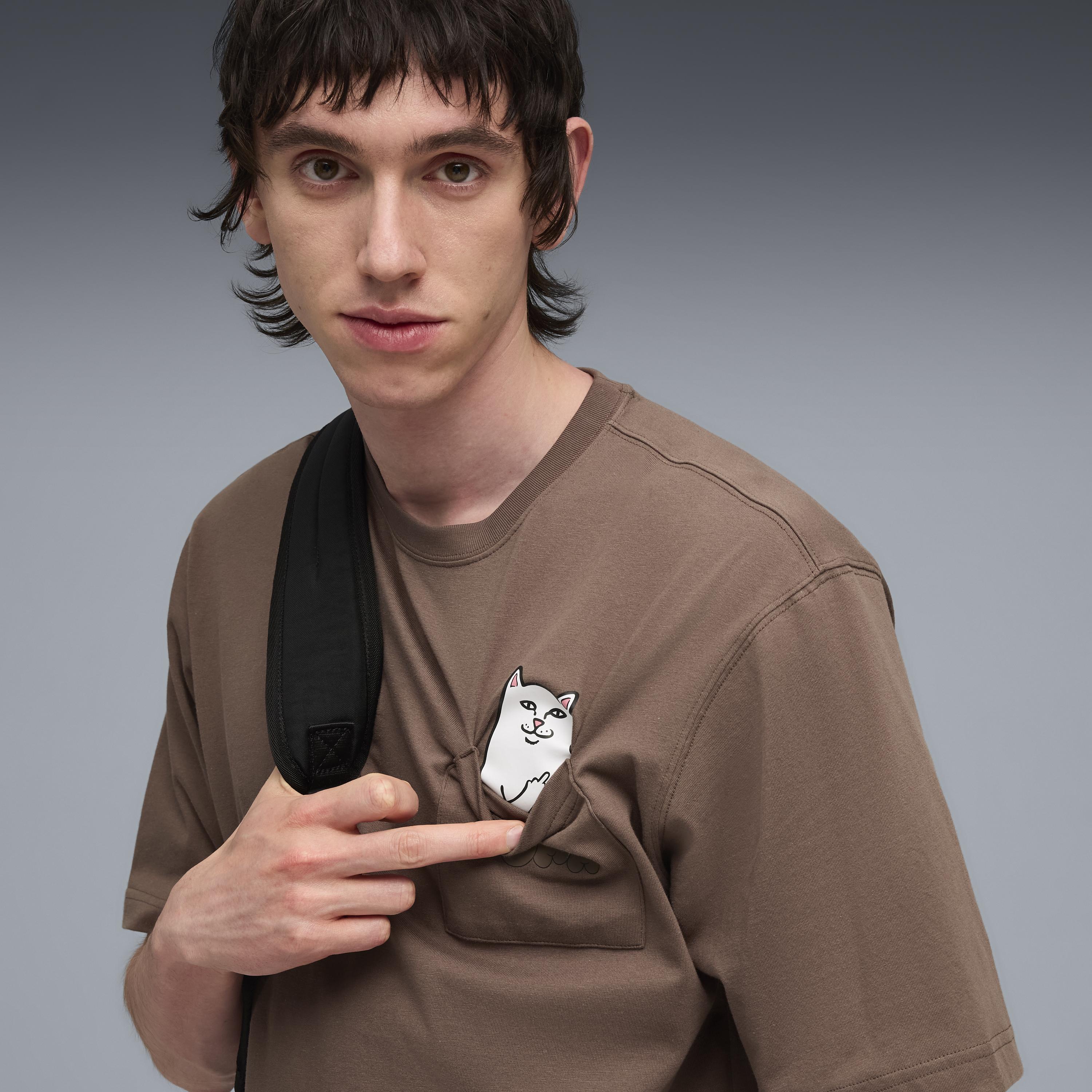 PUMA X RIPNDIP Lord Nermal Pocket Tee (Flat Bronze) - Image 2