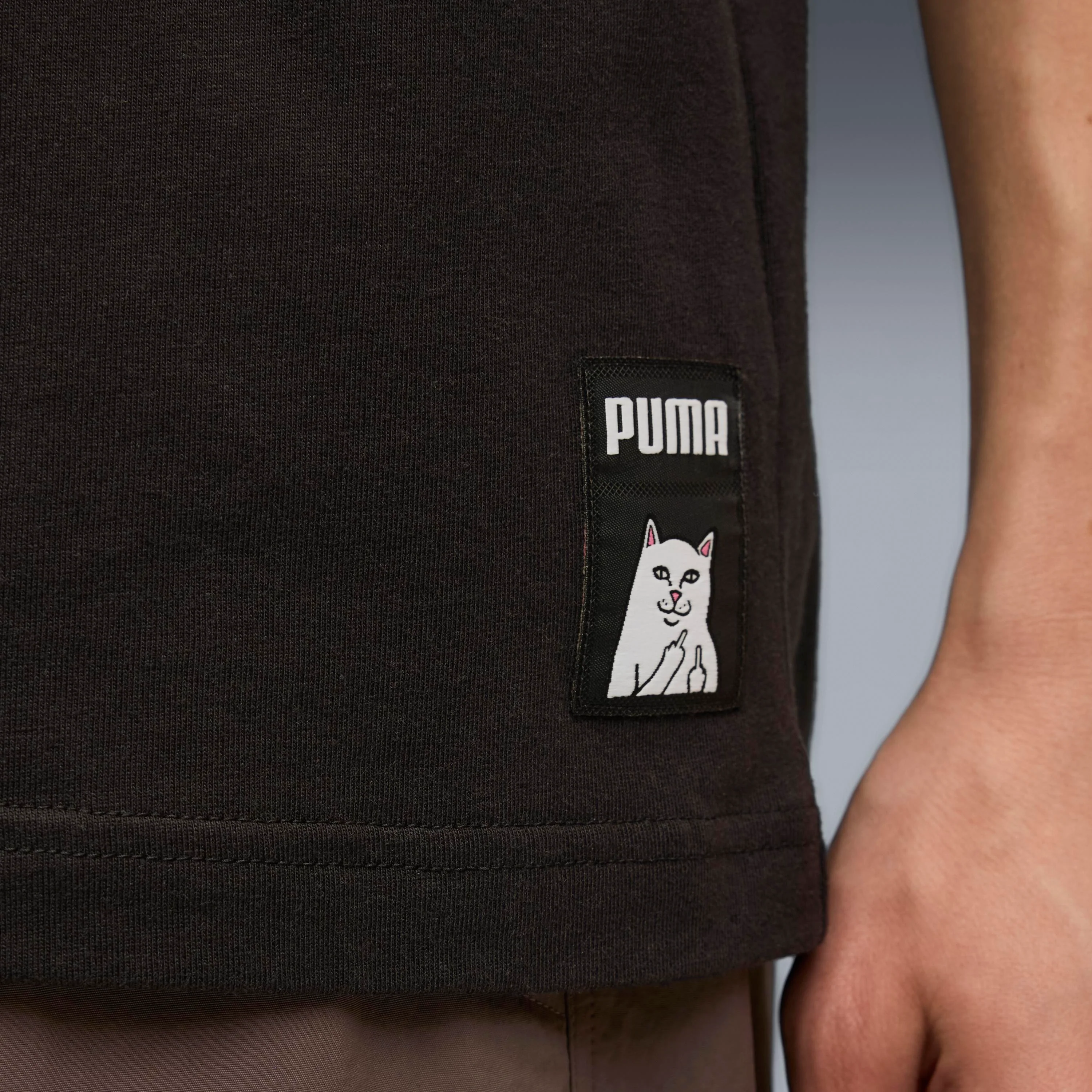 PUMA X RIPNDIP Relaxed Pocket Tee (Puma Black) - Image 6